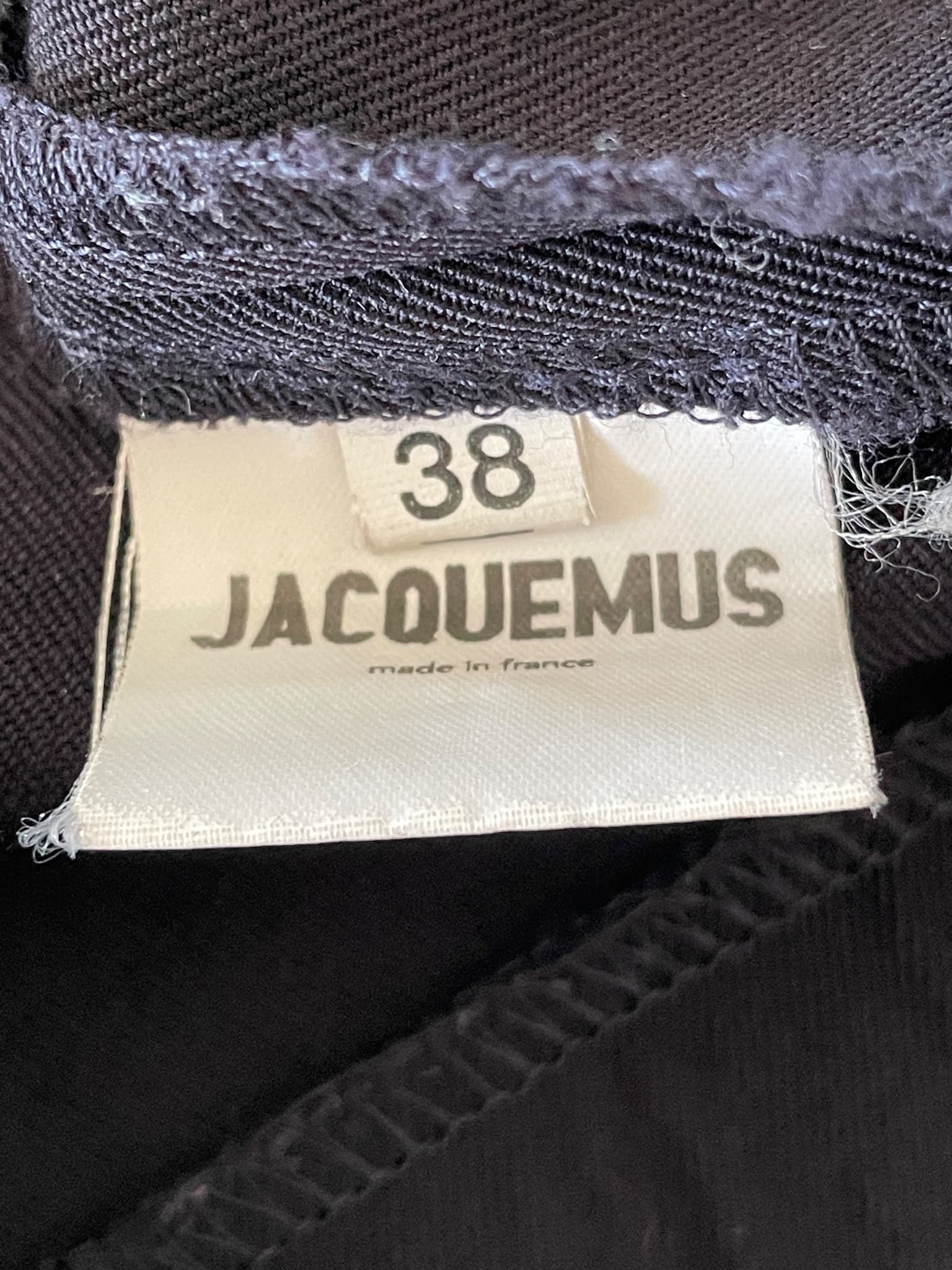 Jacquemus L'enfant du soleil Mini Dress Navy Wool — photo 4 of 6