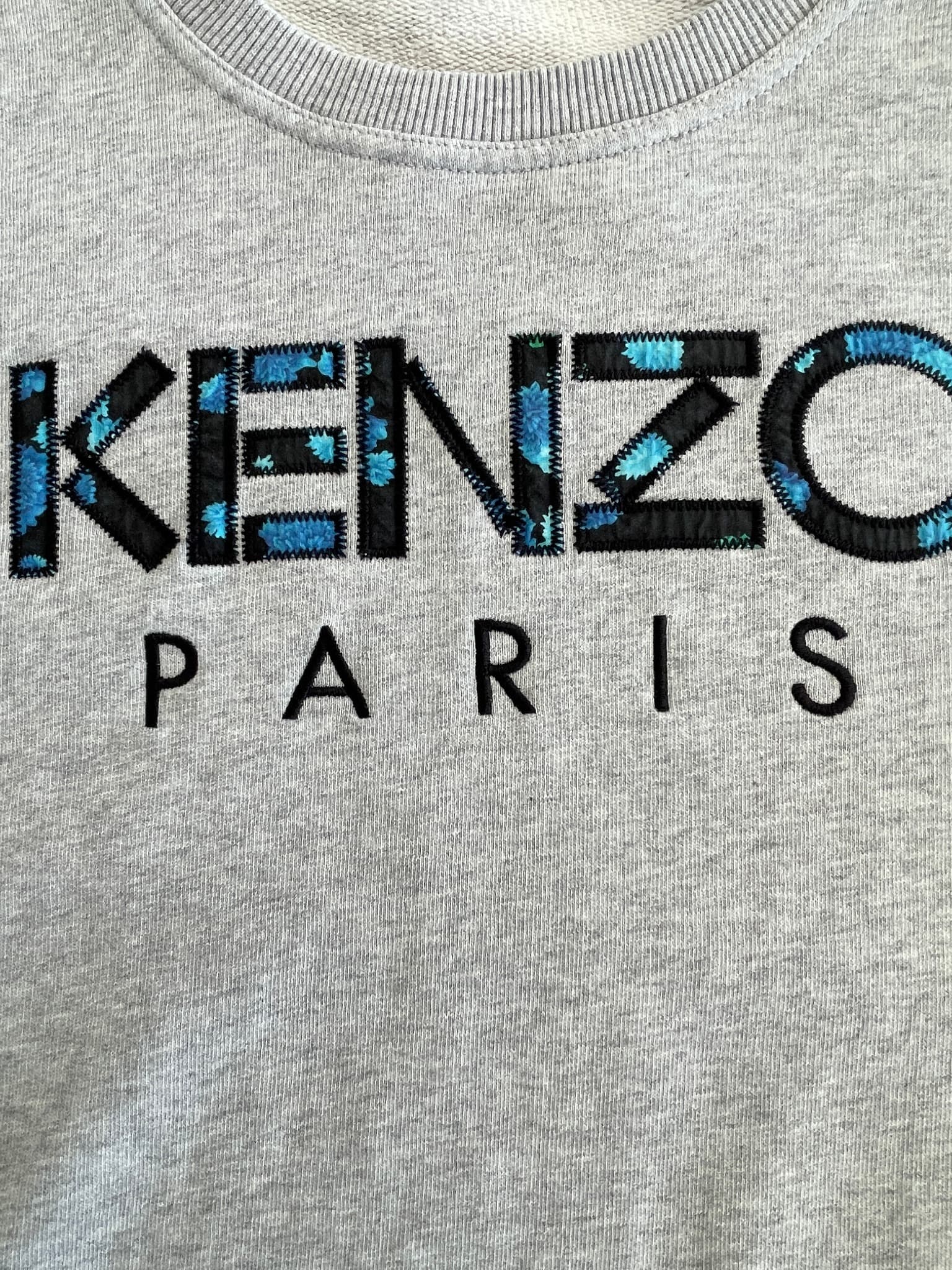 Kenzo Paris Sweatshirt Floral Logo Grey Size L — photo 2 of 7