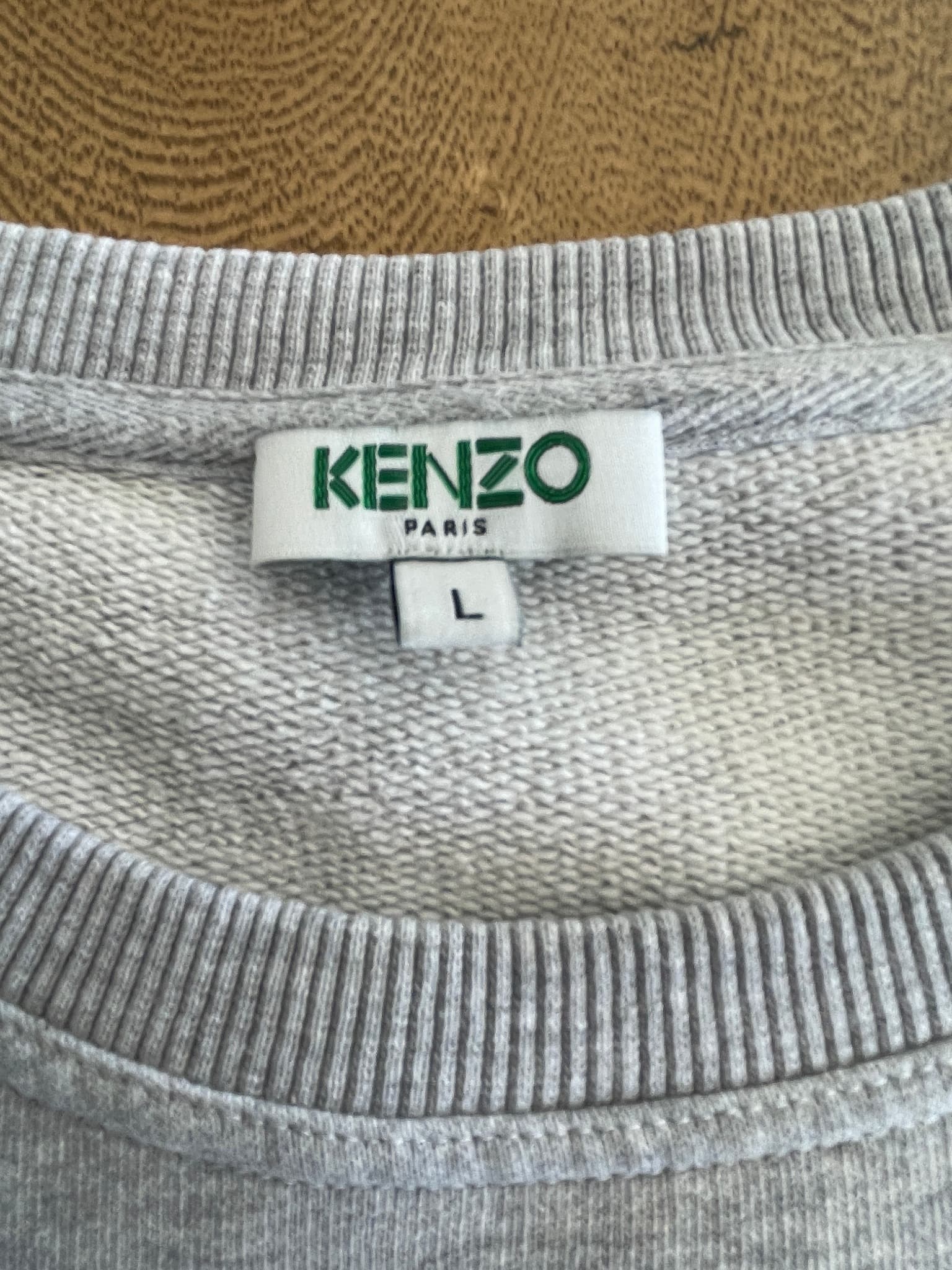 Kenzo Paris Sweatshirt Floral Logo Grey Size L — photo 3 of 7
