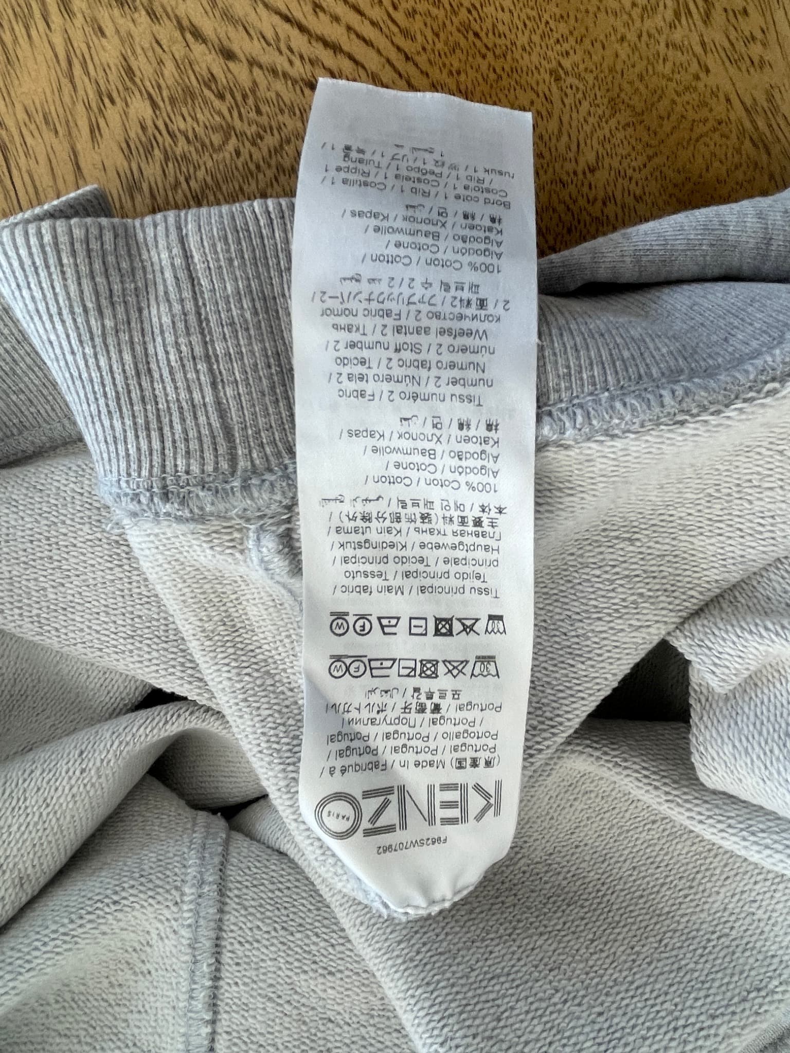 Kenzo Paris Sweatshirt Floral Logo Grey Size L — photo 5 of 7