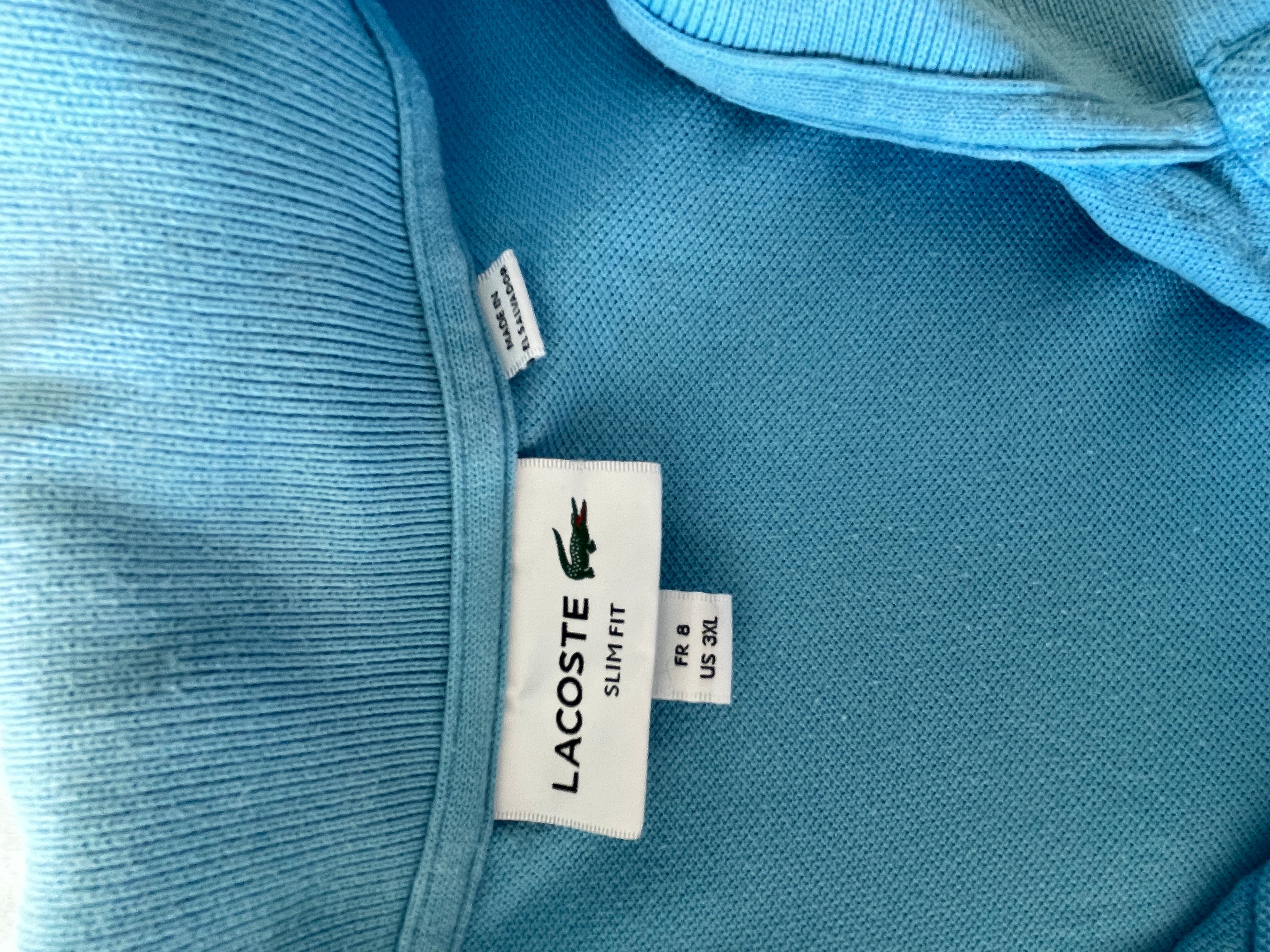 Lacoste Classic Fit L.12.12 Polo Shirt Light Blue — photo 2 of 8