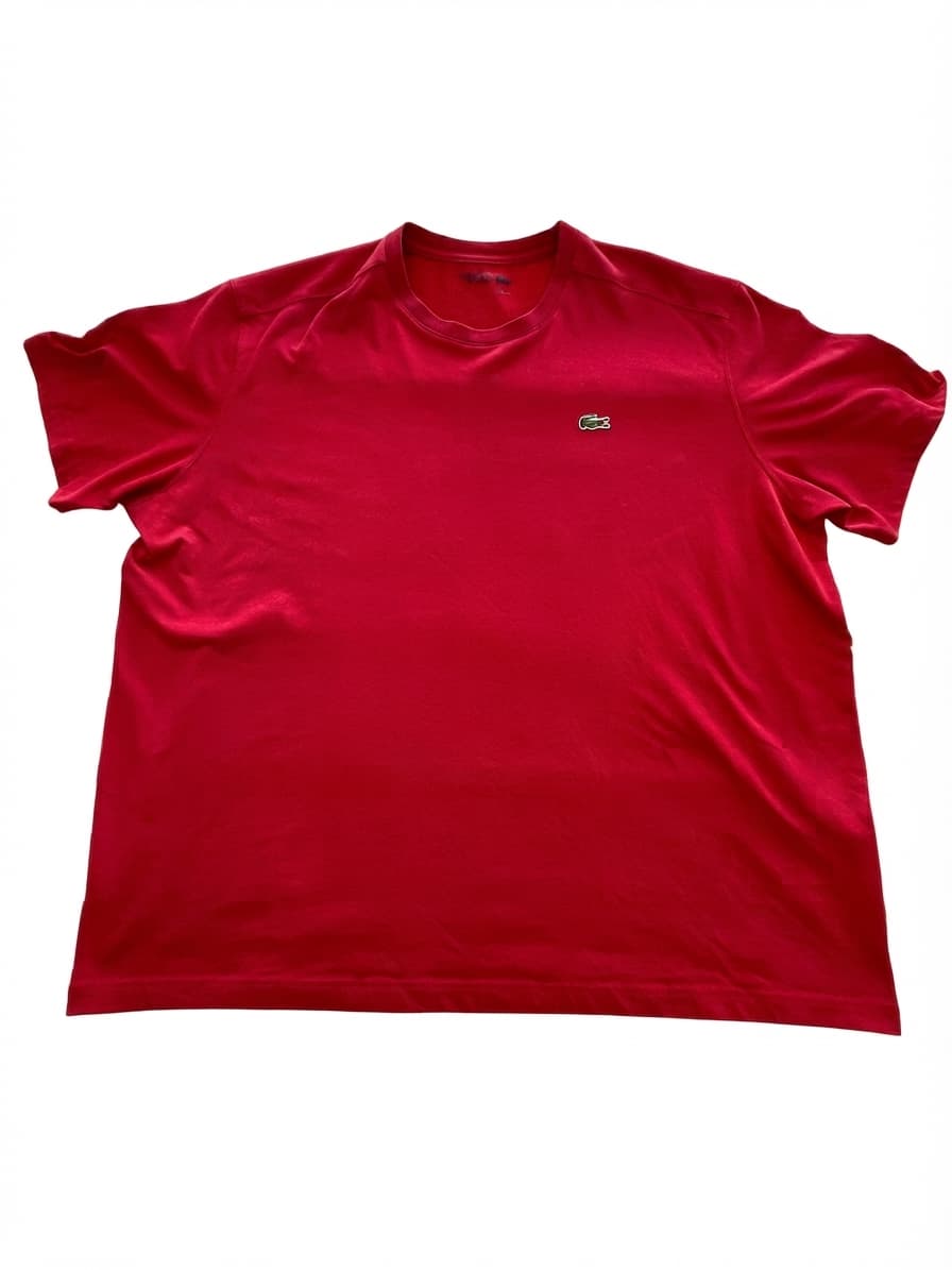 LACOSTE SPORT Sport Red Ultra Dry Crew Neck T-Shirt — photo 1 of 8