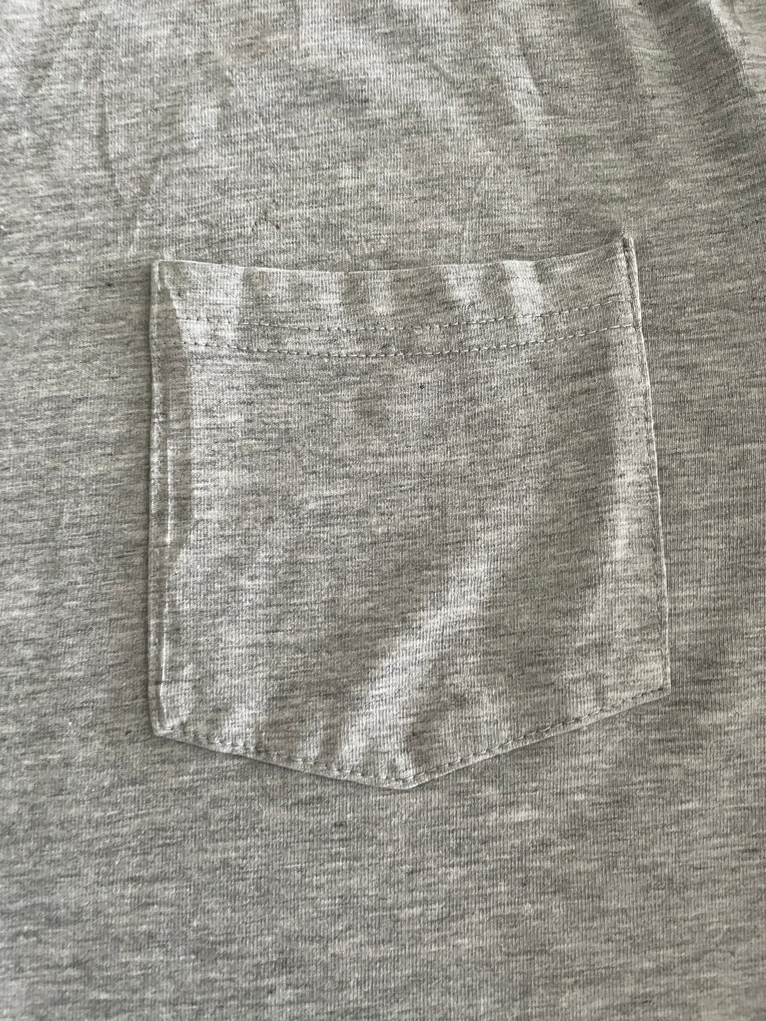 Lee Long Sleeve Pocket T-Shirt Crew Neck Grey Men's XLT — photo 2 of 9