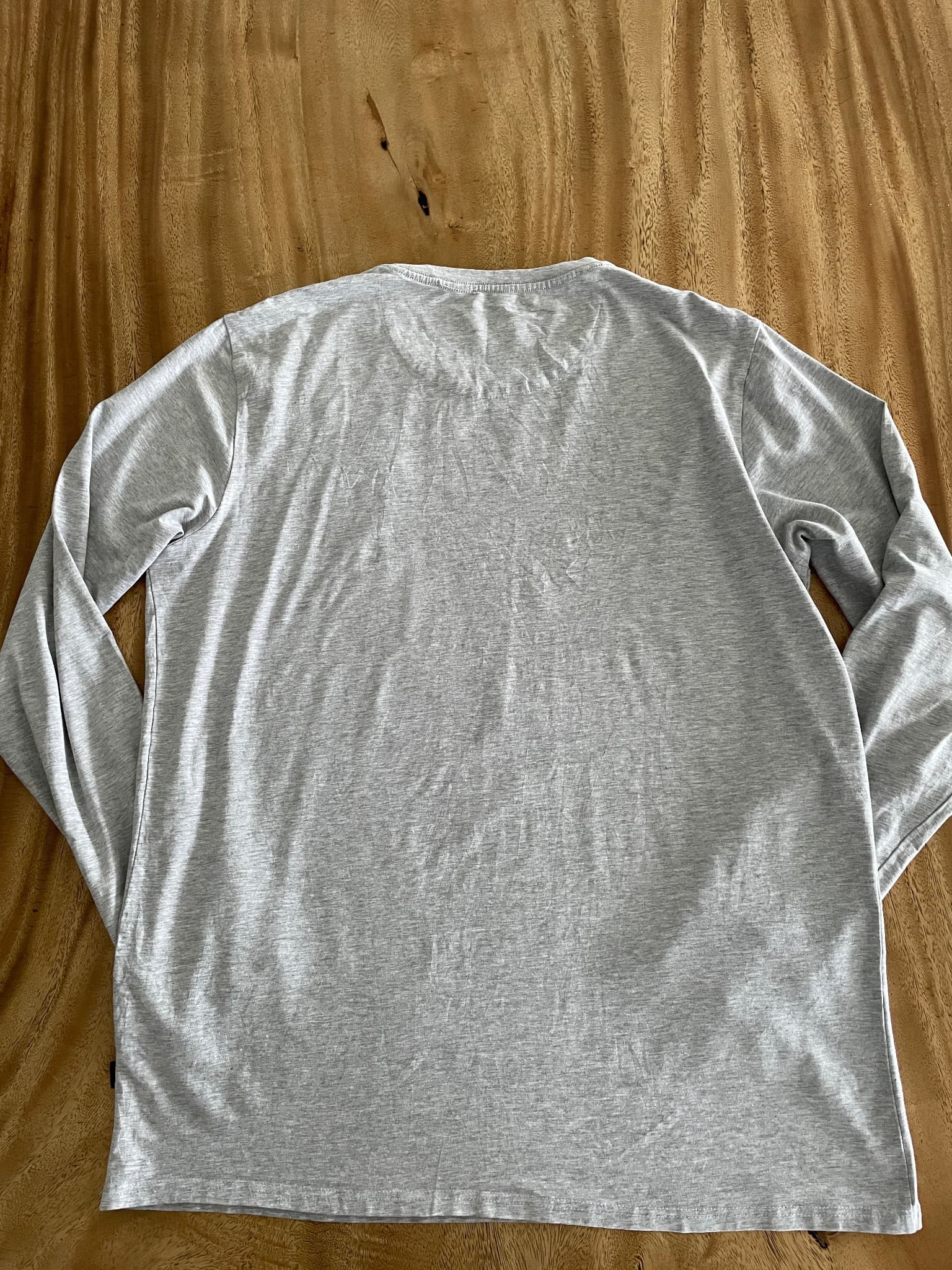 Lee Long Sleeve Pocket T-Shirt Crew Neck Grey Men's XLT — photo 6 of 9