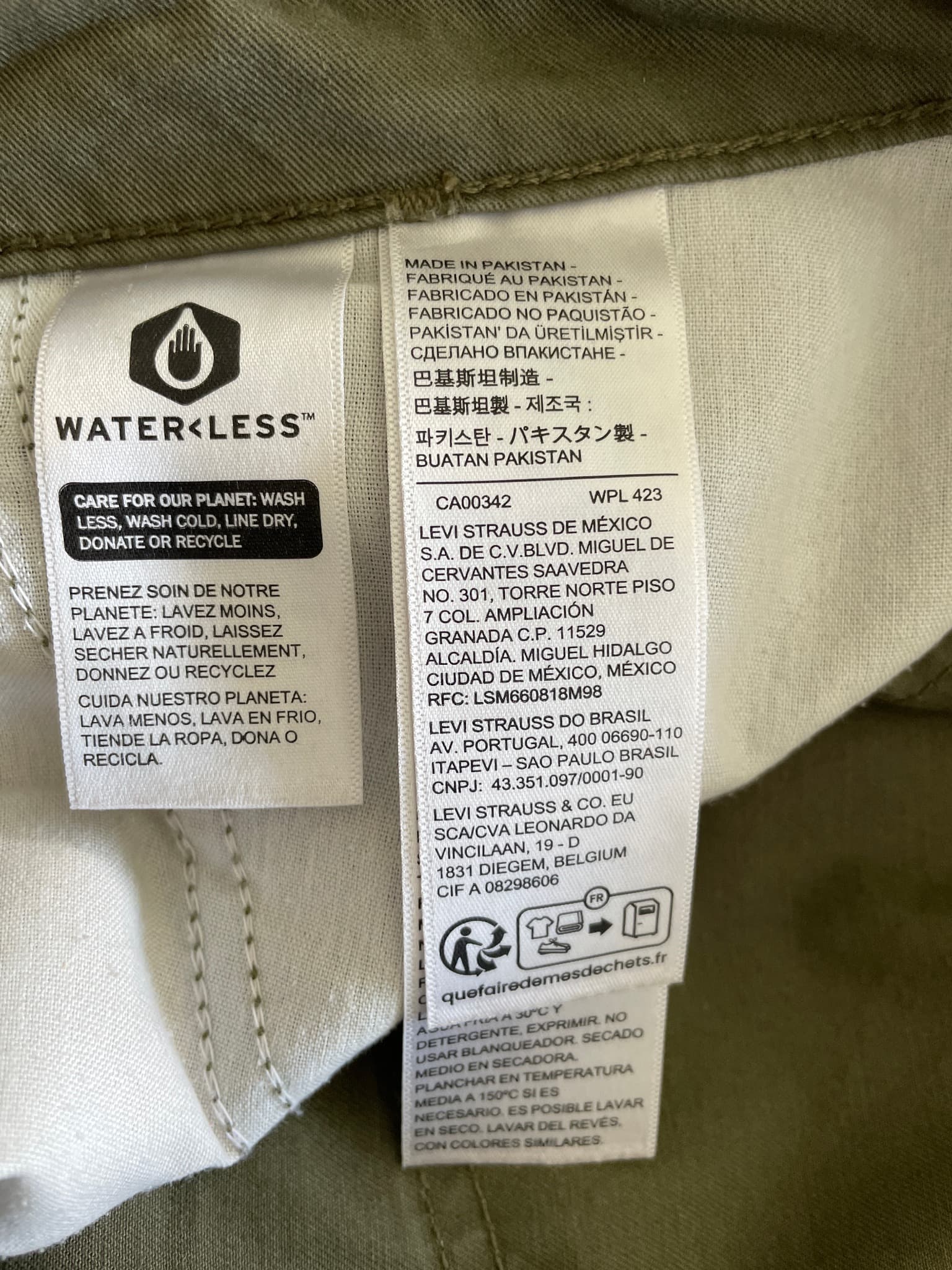 Levi's '94 Baggy Cargo Pants Olive Green Women's W30 — photo 7 of 10