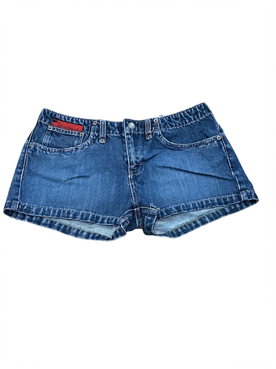 Levi Strauss & Co. Denim Shorts Women's Blue Mid-Rise Size M — photo 1 of 9