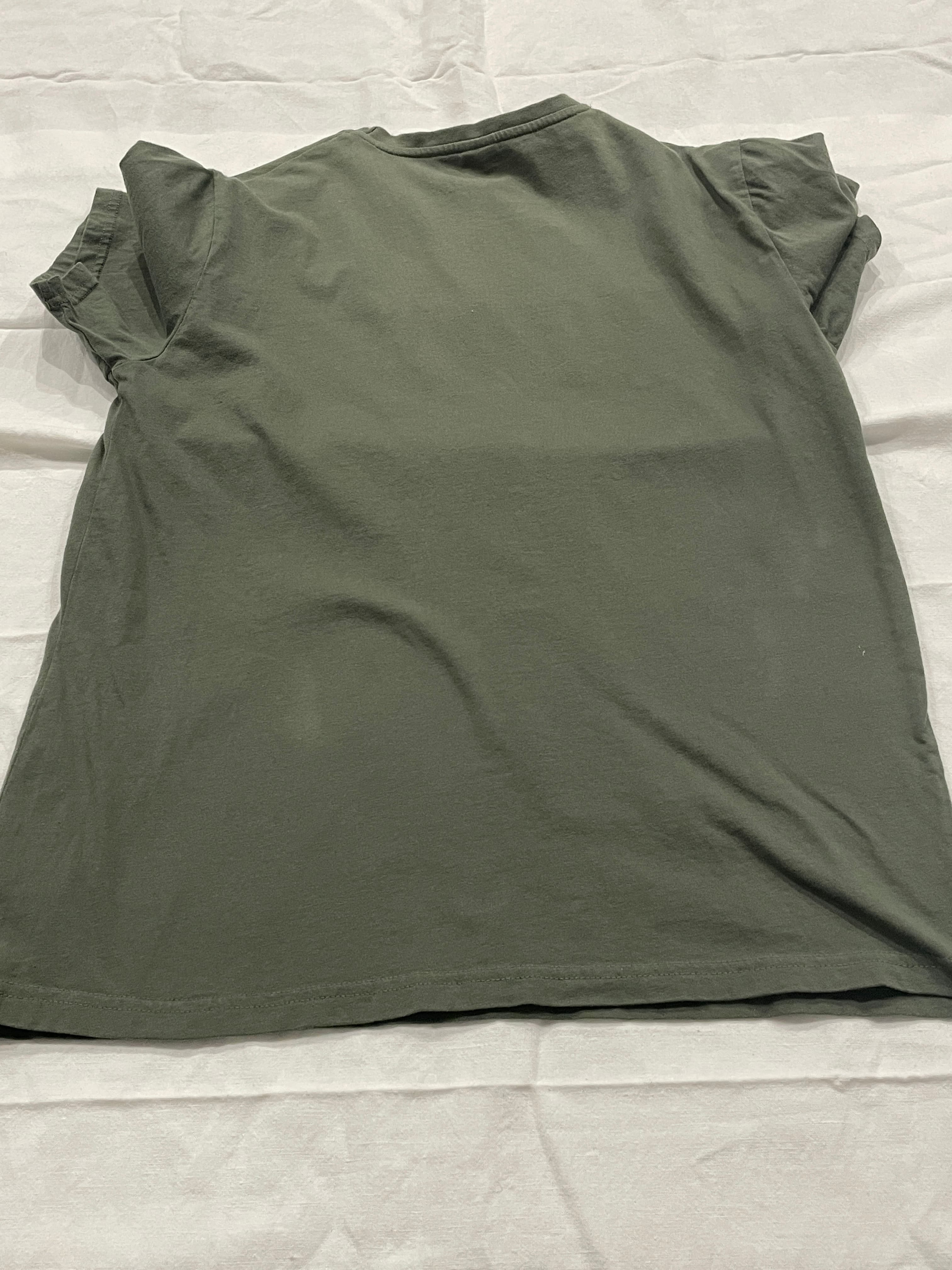 METALLICA Snake and Skull Graphic T-Shirt Olive Green — photo 6 of 8