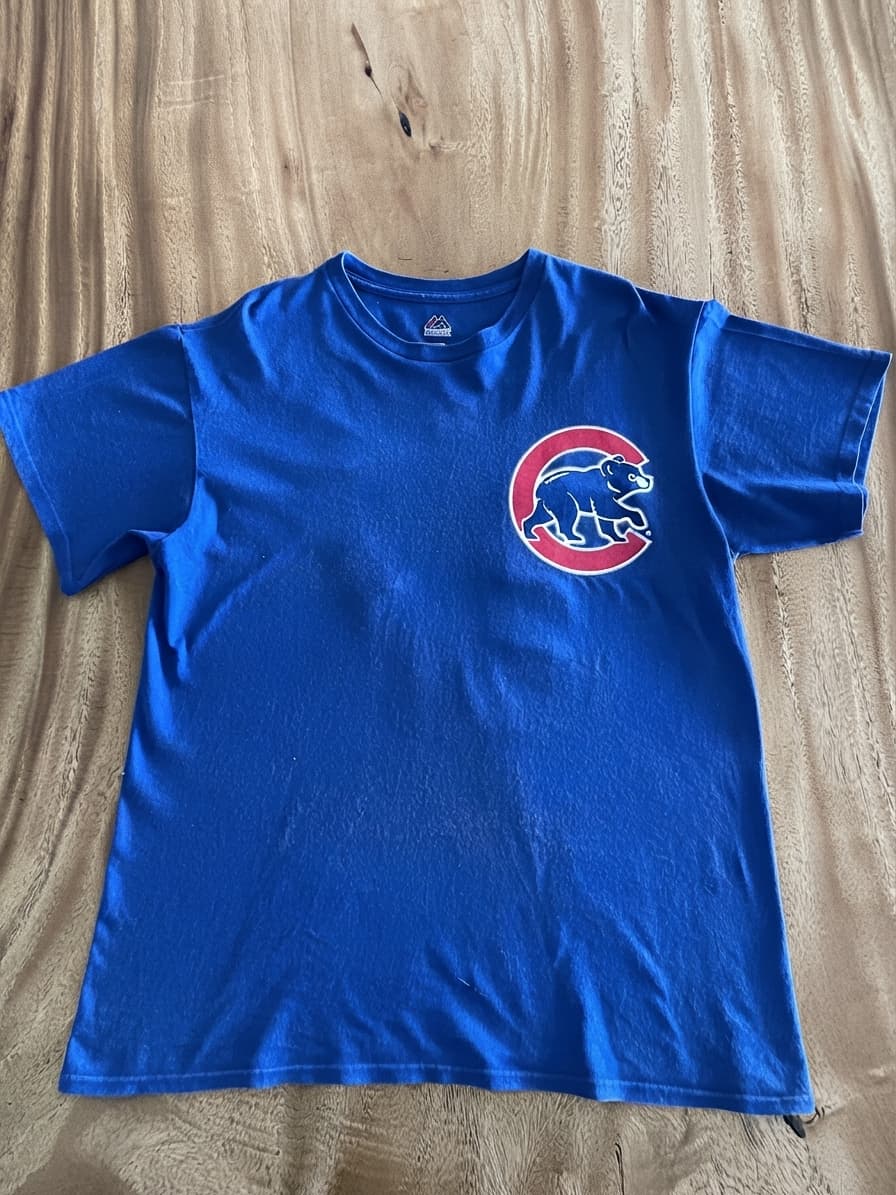 Majestic Chicago Cubs Bryant 17 MLB T-Shirt Blue Men's M — photo 1 of 9