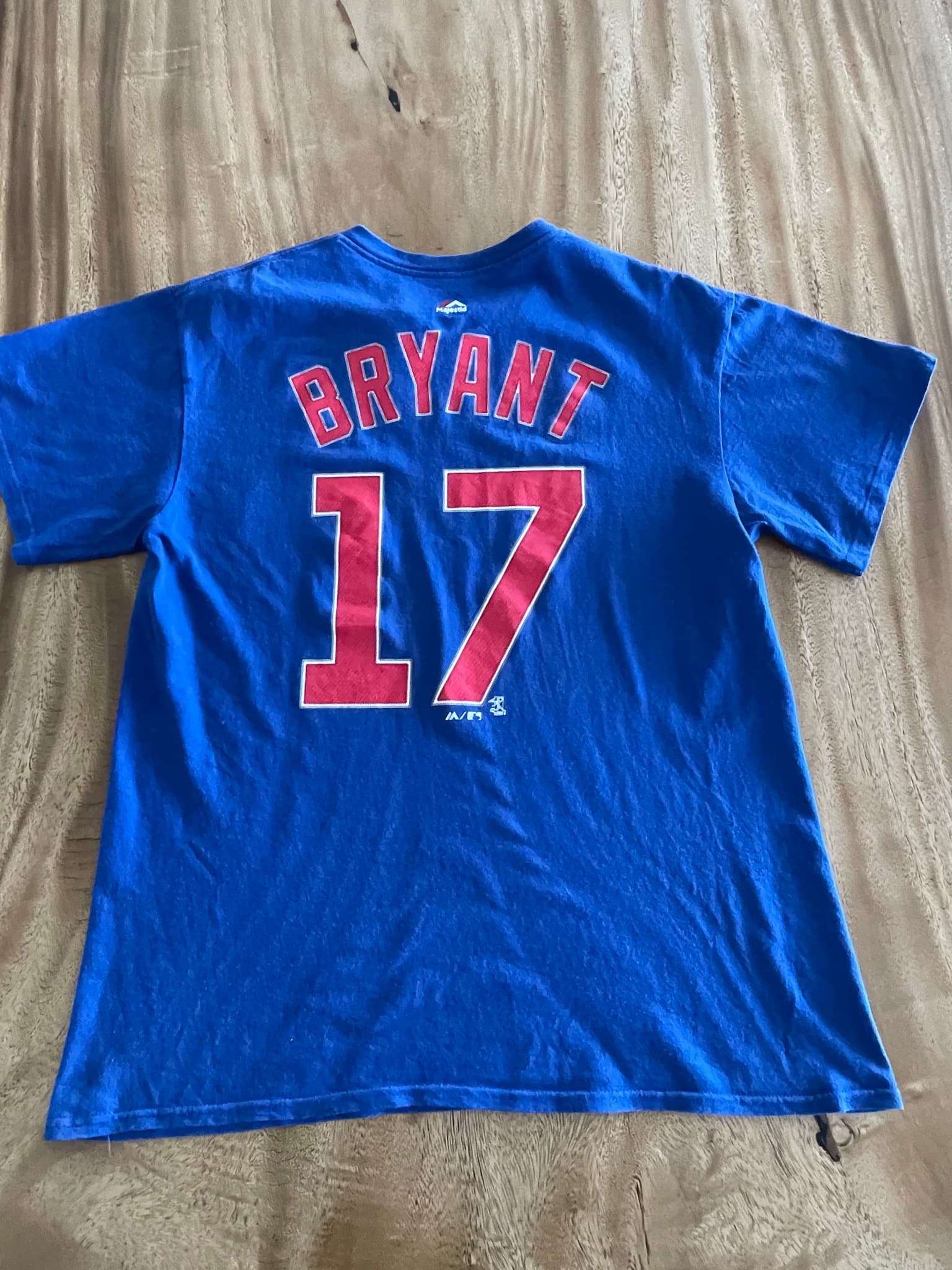 Majestic Chicago Cubs Bryant 17 MLB T-Shirt Blue Men's M — photo 4 of 9