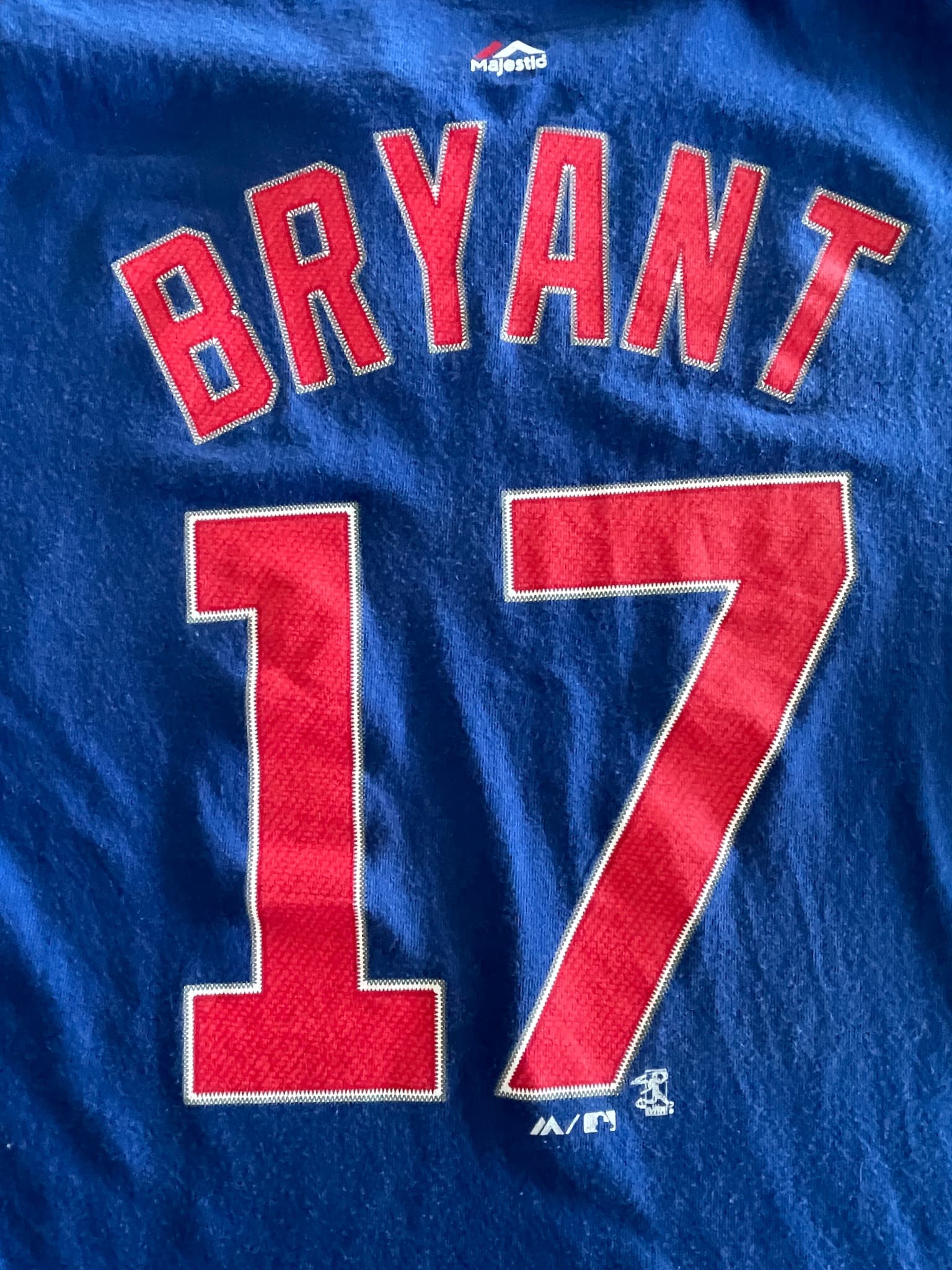 Majestic Chicago Cubs Bryant 17 MLB T-Shirt Blue Men's M — photo 5 of 9