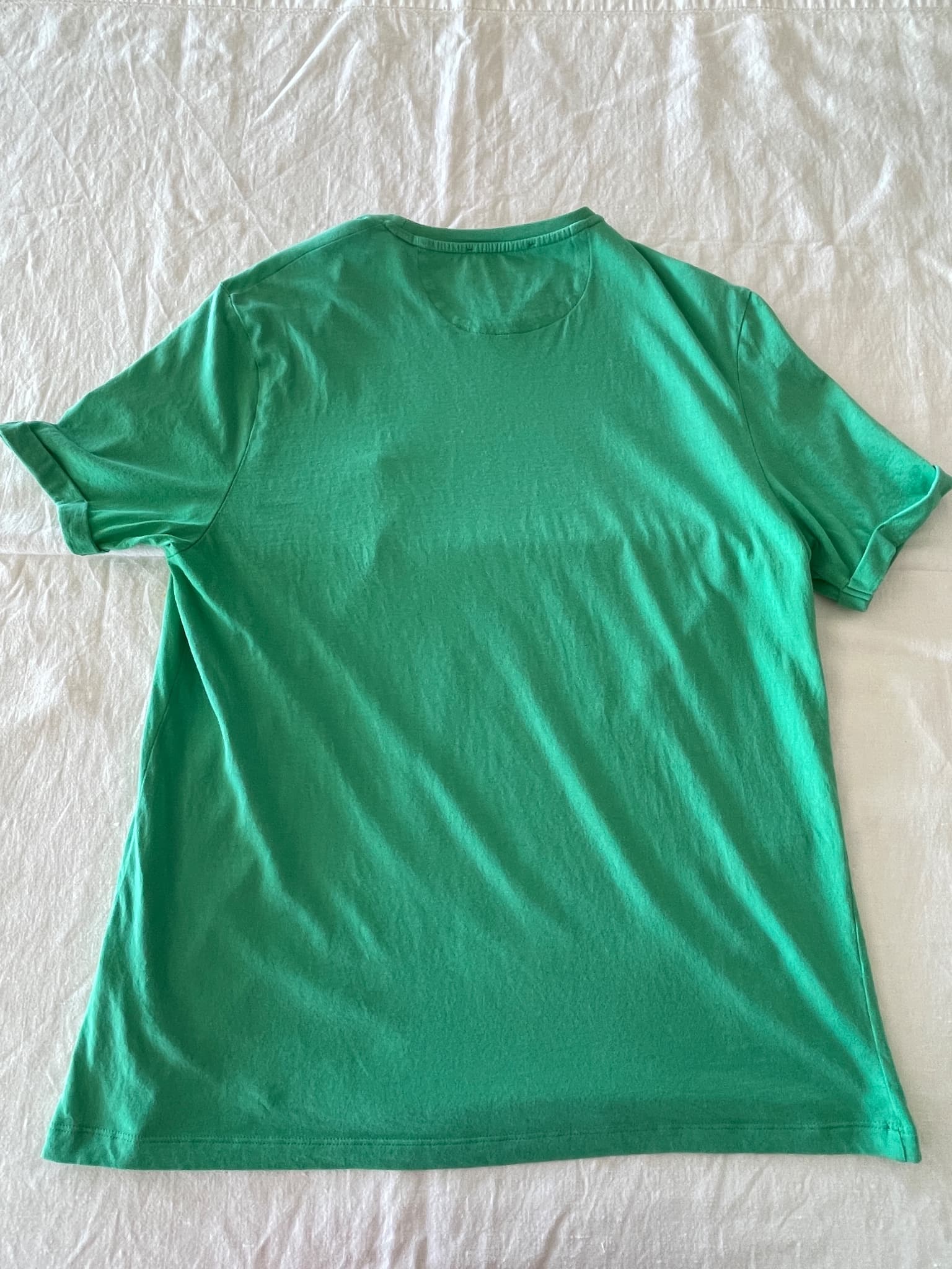 MCS Marlboro Classics Men's Green T-Shirt With Floral Pocket Size Large — photo 5 of 6