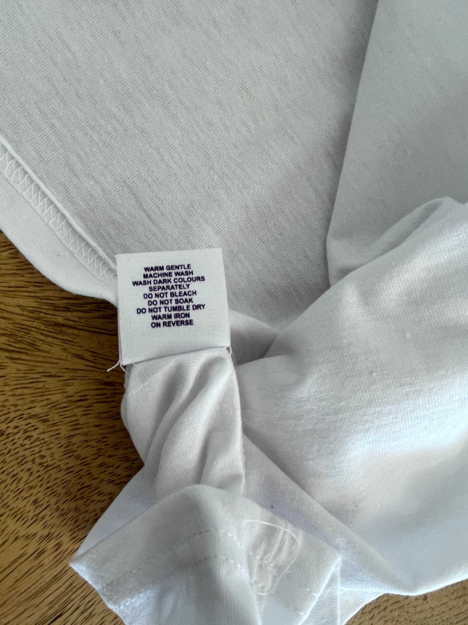 mitchdowa. Ringer T-Shirt Happy Grumpy Strong Graphic White Size L — photo 6 of 7