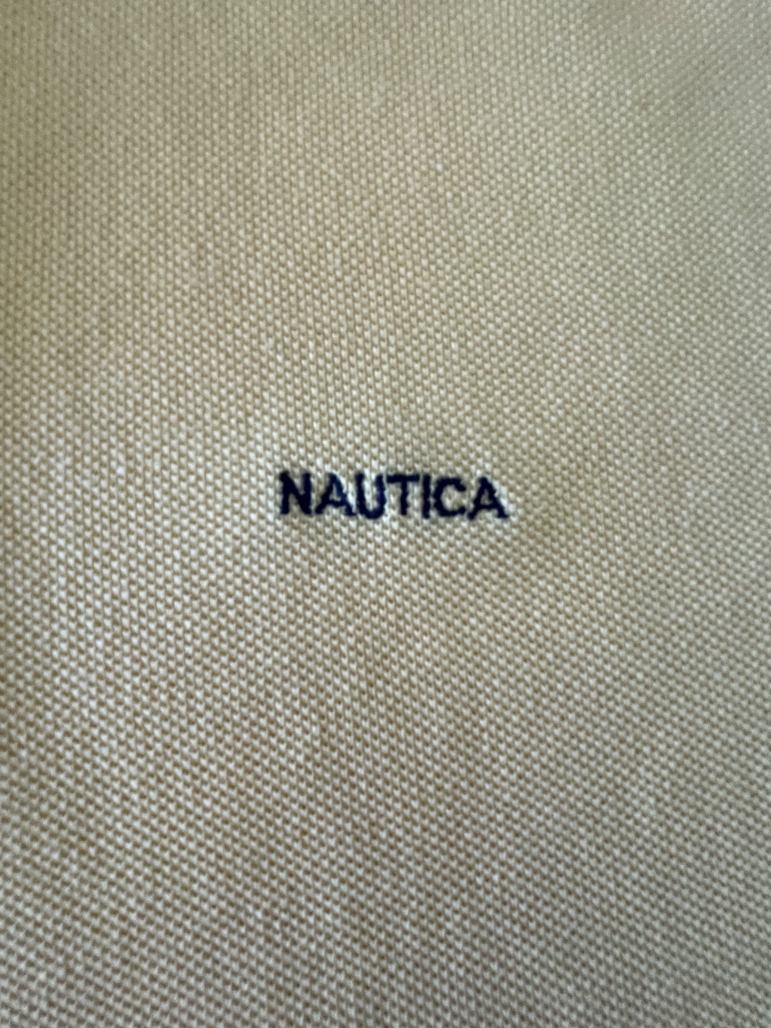 Nautica Men's Yellow Polo Shirt Size M 100% Cotton — photo 3 of 10