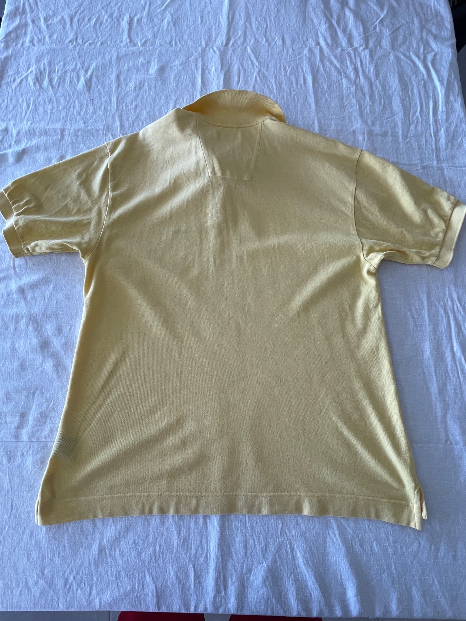 Nautica Men's Yellow Polo Shirt Size M 100% Cotton — photo 7 of 10
