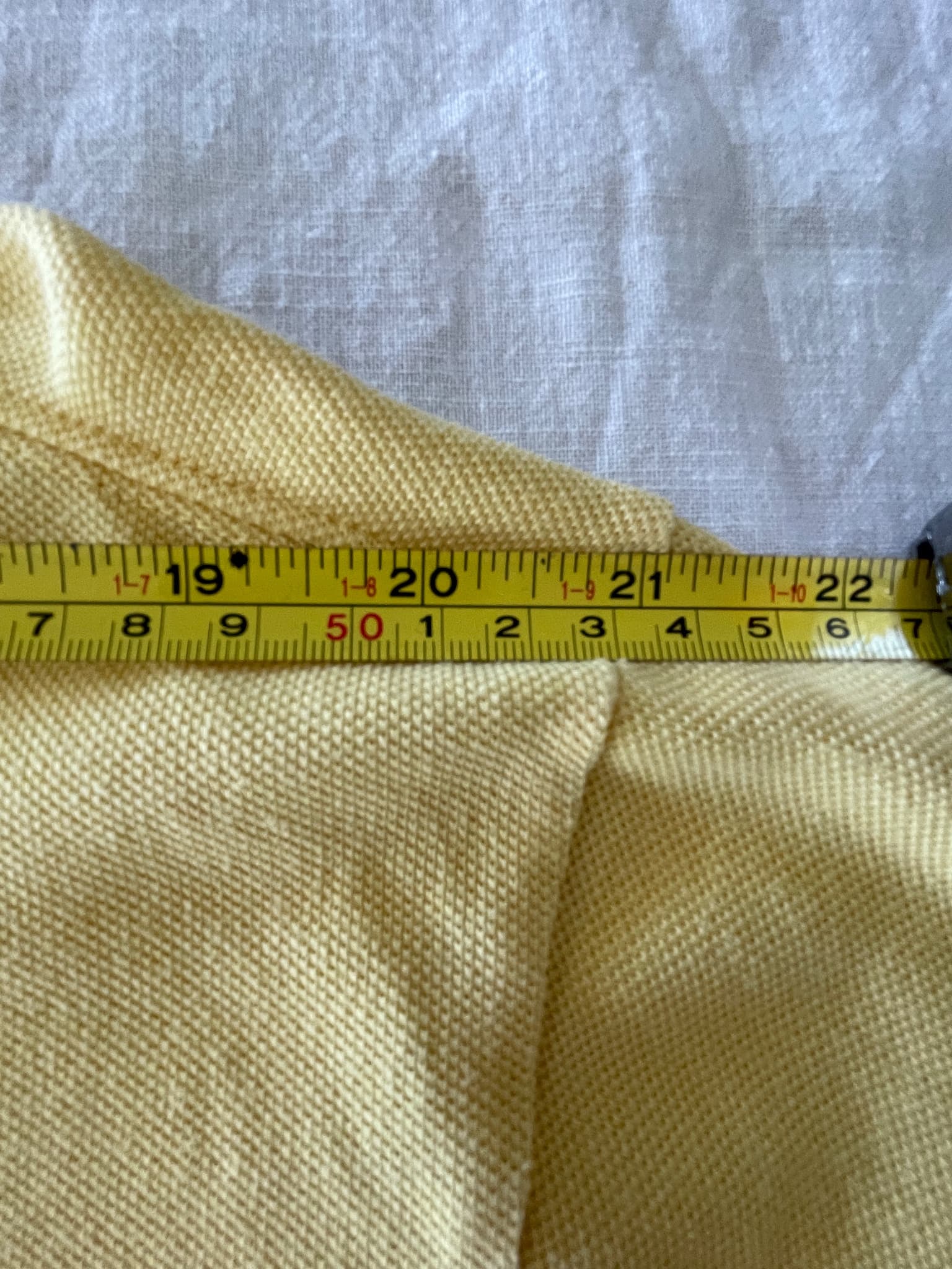 Nautica Men's Yellow Polo Shirt Size M 100% Cotton — photo 9 of 10