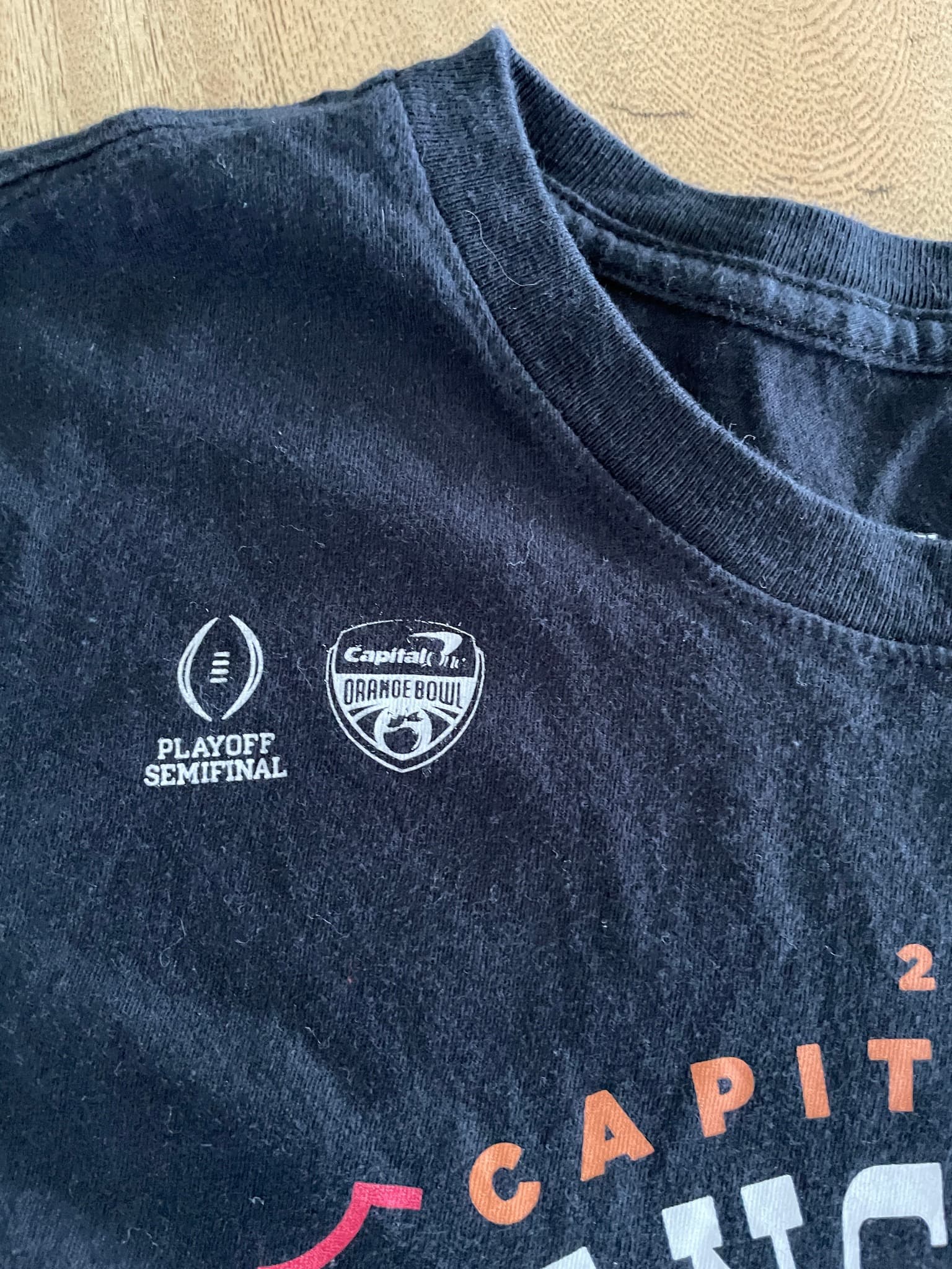 Nike 2021 Capital One Orange Bowl Georgia Bulldogs T-Shirt Black Men's M — photo 4 of 9