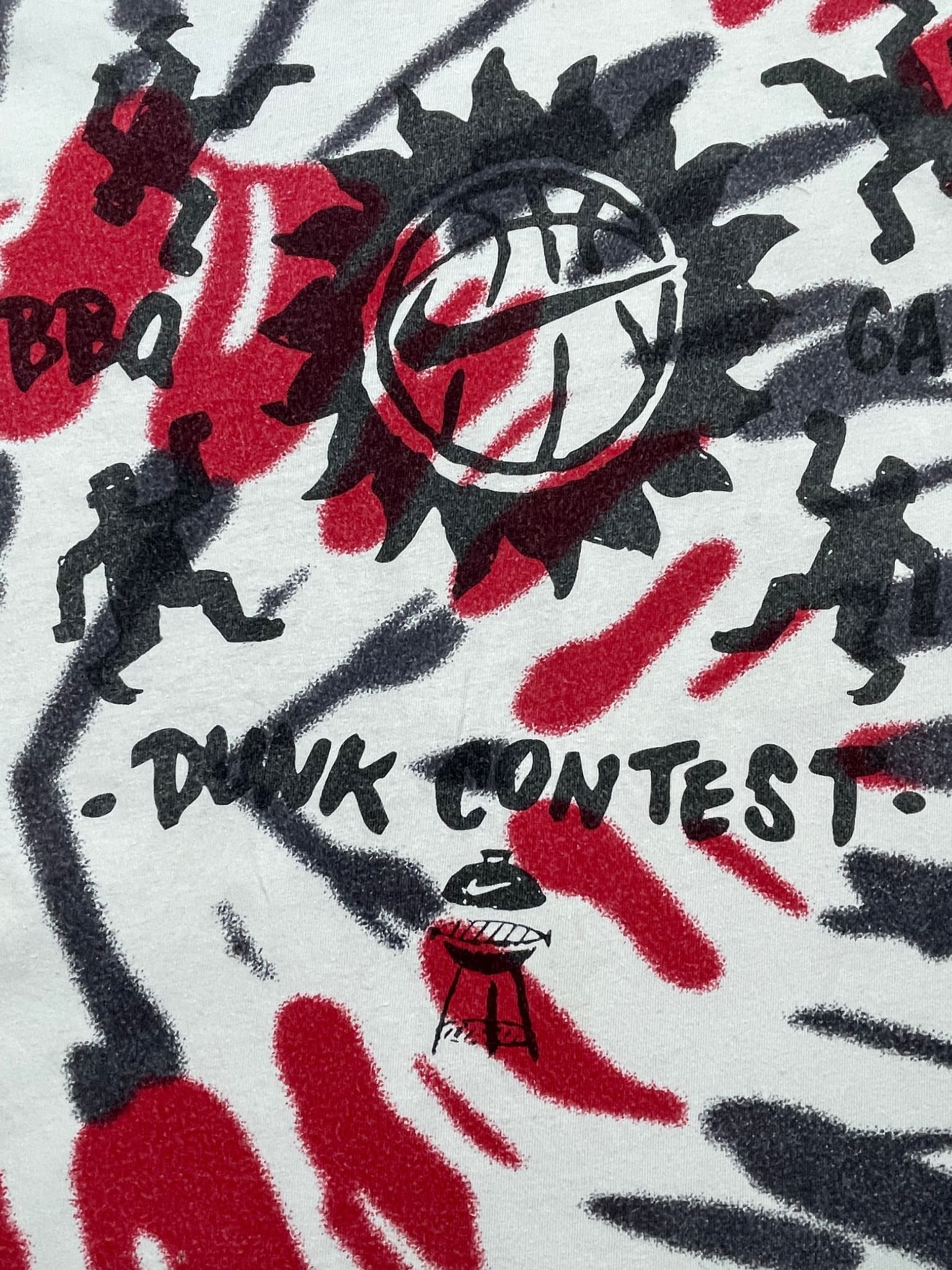 Nike Basketball Graphic T-Shirt Block Party Tie-Dye Multi Men's M — photo 6 of 10