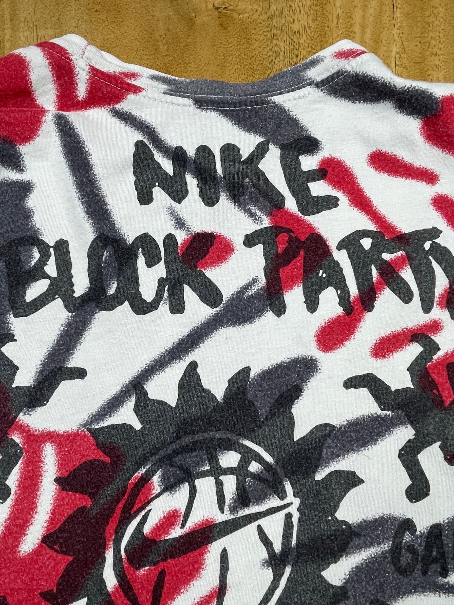 Nike Basketball Graphic T-Shirt Block Party Tie-Dye Multi Men's M — photo 7 of 10