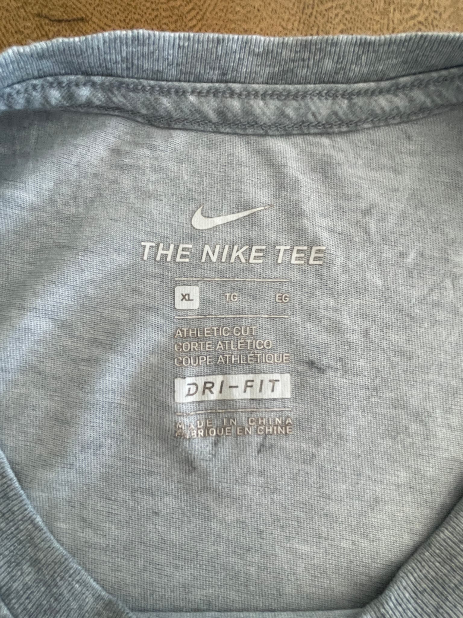 Nike Dri-FIT Basketball Net Graphic T-Shirt Grey Men's XL — photo 4 of 9