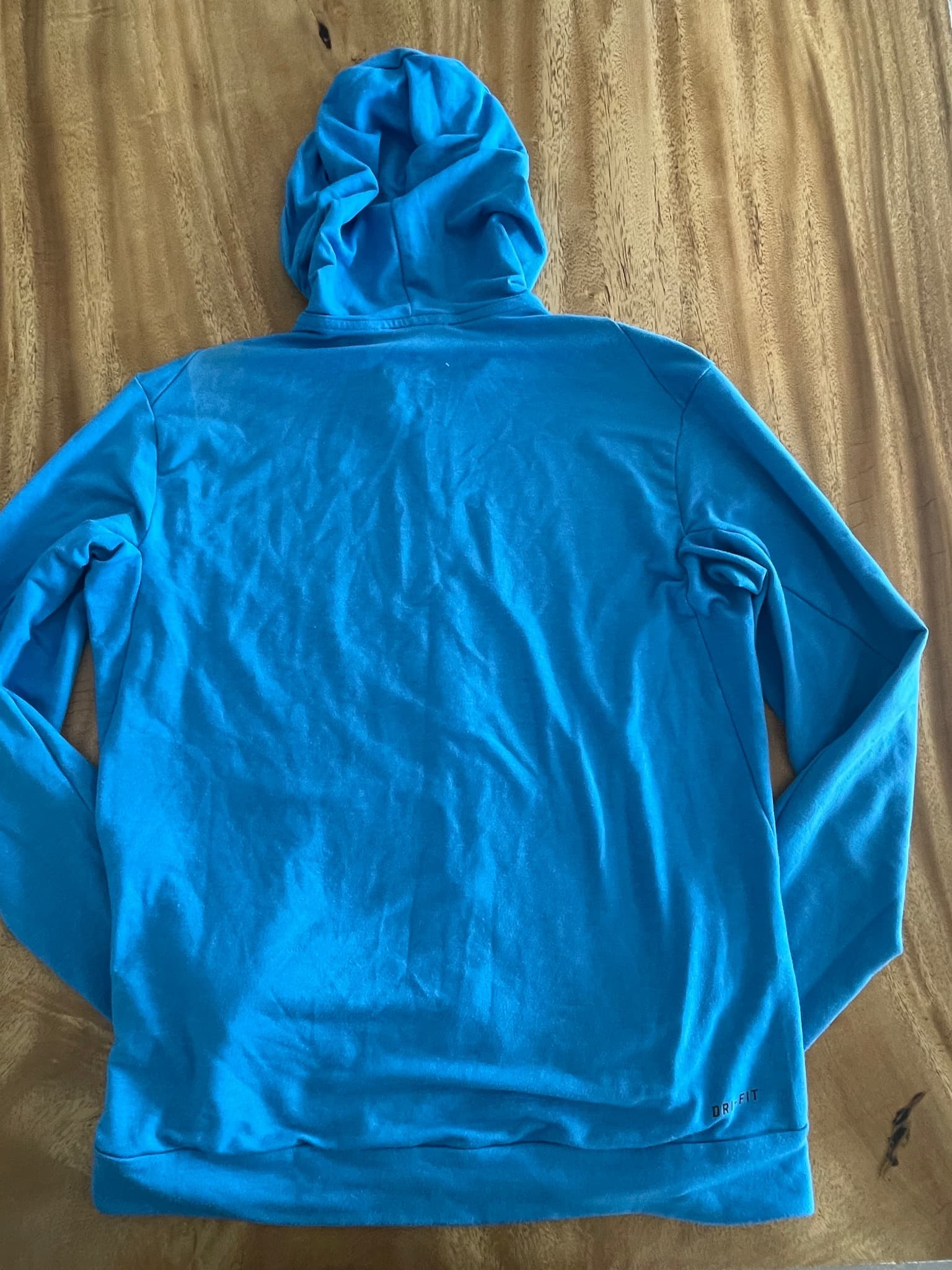Nike Dri-FIT Full-Zip Training Hoodie Blue Men's M — photo 13 of 15