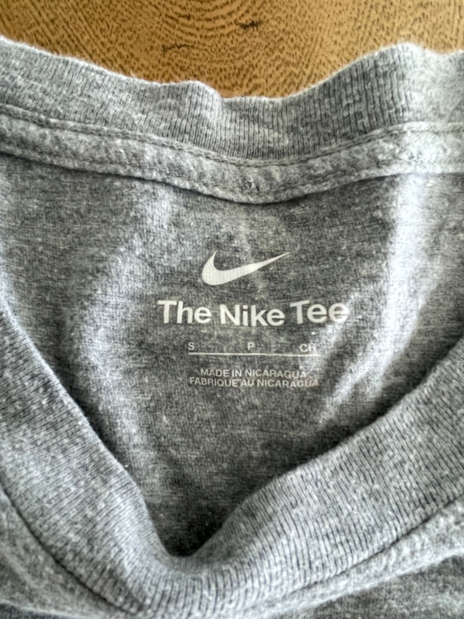 Nike Just Do It Graphic T-Shirt Grey Unisex S — photo 3 of 7
