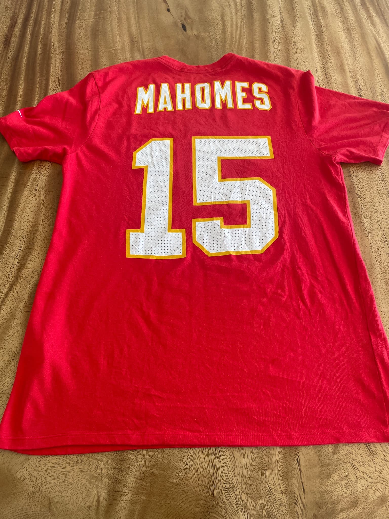 Nike Kansas City Chiefs Patrick Mahomes T-Shirt Red Men's L — photo 6 of 8