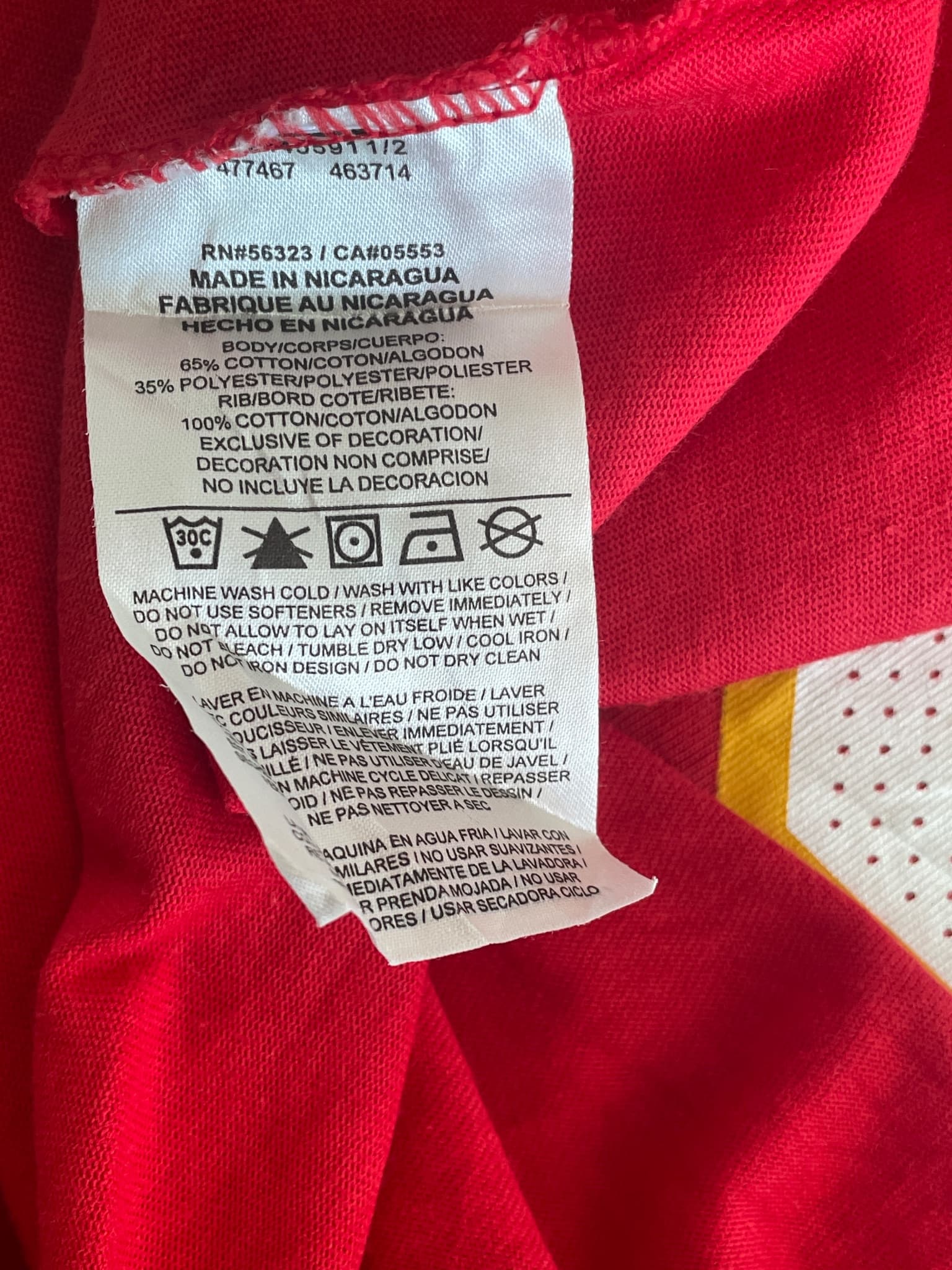 Nike Kansas City Chiefs Patrick Mahomes T-Shirt Red Men's L — photo 8 of 8