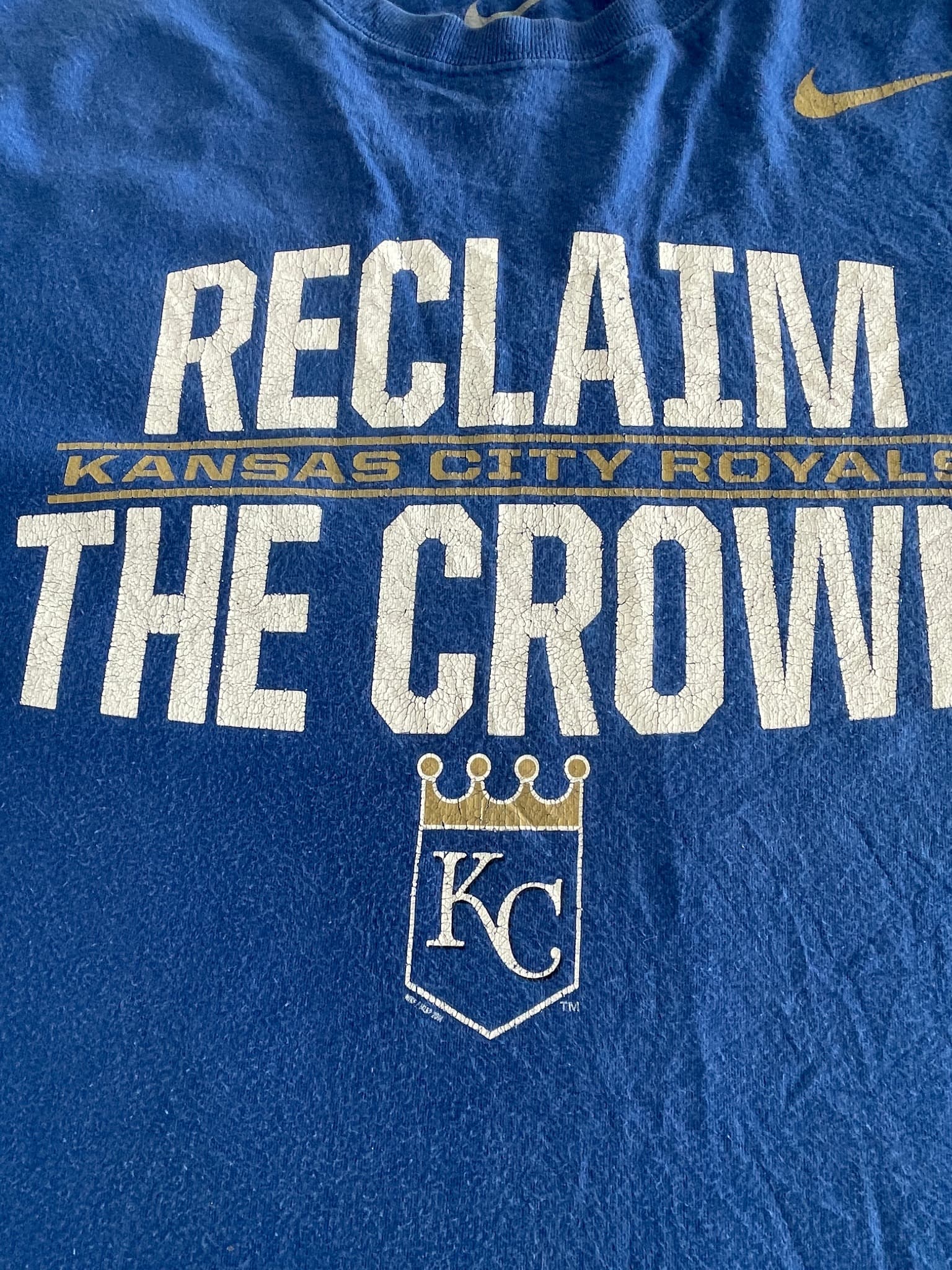 Nike Kansas City Royals Reclaim The Crown T-Shirt Blue Men's XL — photo 2 of 7