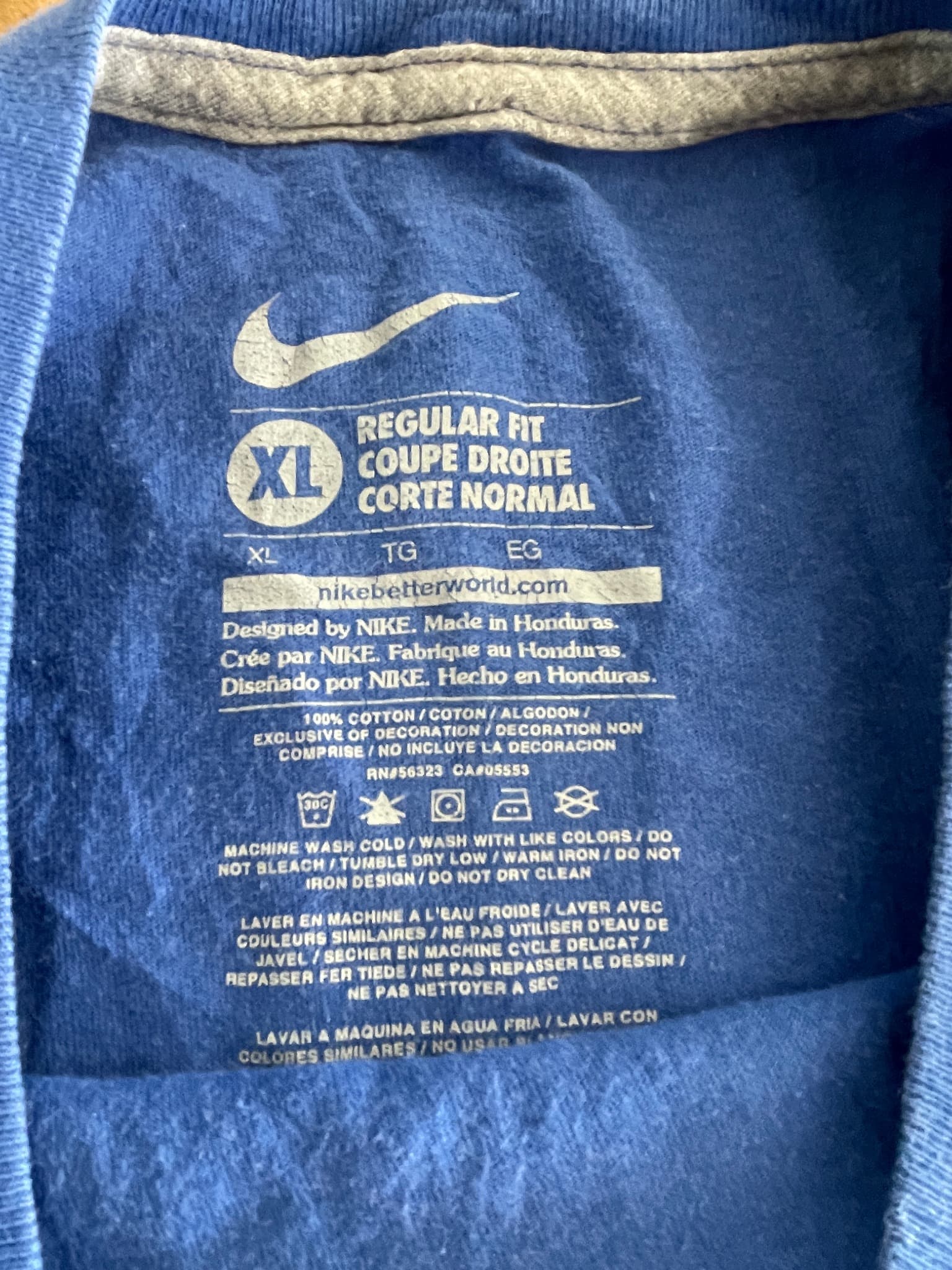 Nike Kansas City Royals Reclaim The Crown T-Shirt Blue Men's XL — photo 4 of 7