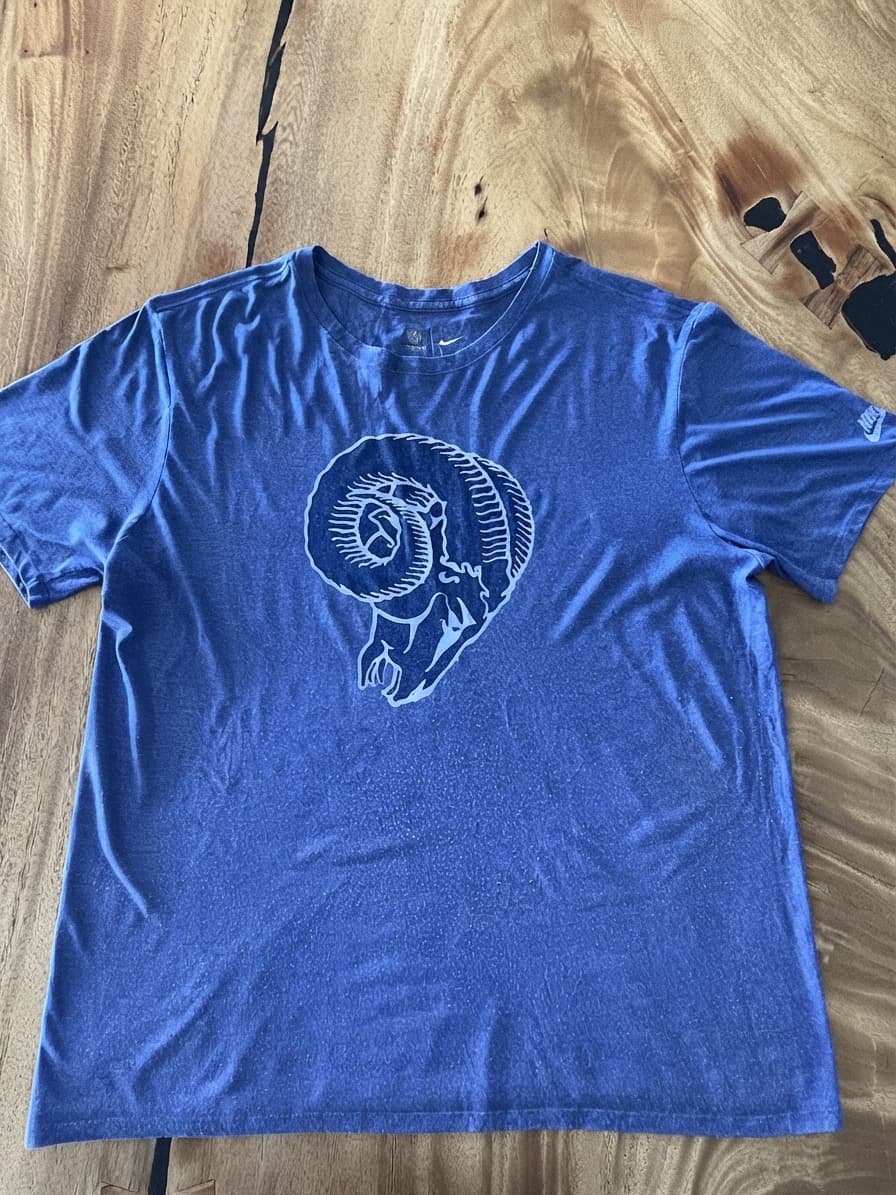 Nike Los Angeles Rams NFL T-Shirt Logo Blue Men's XL — photo 1 of 8