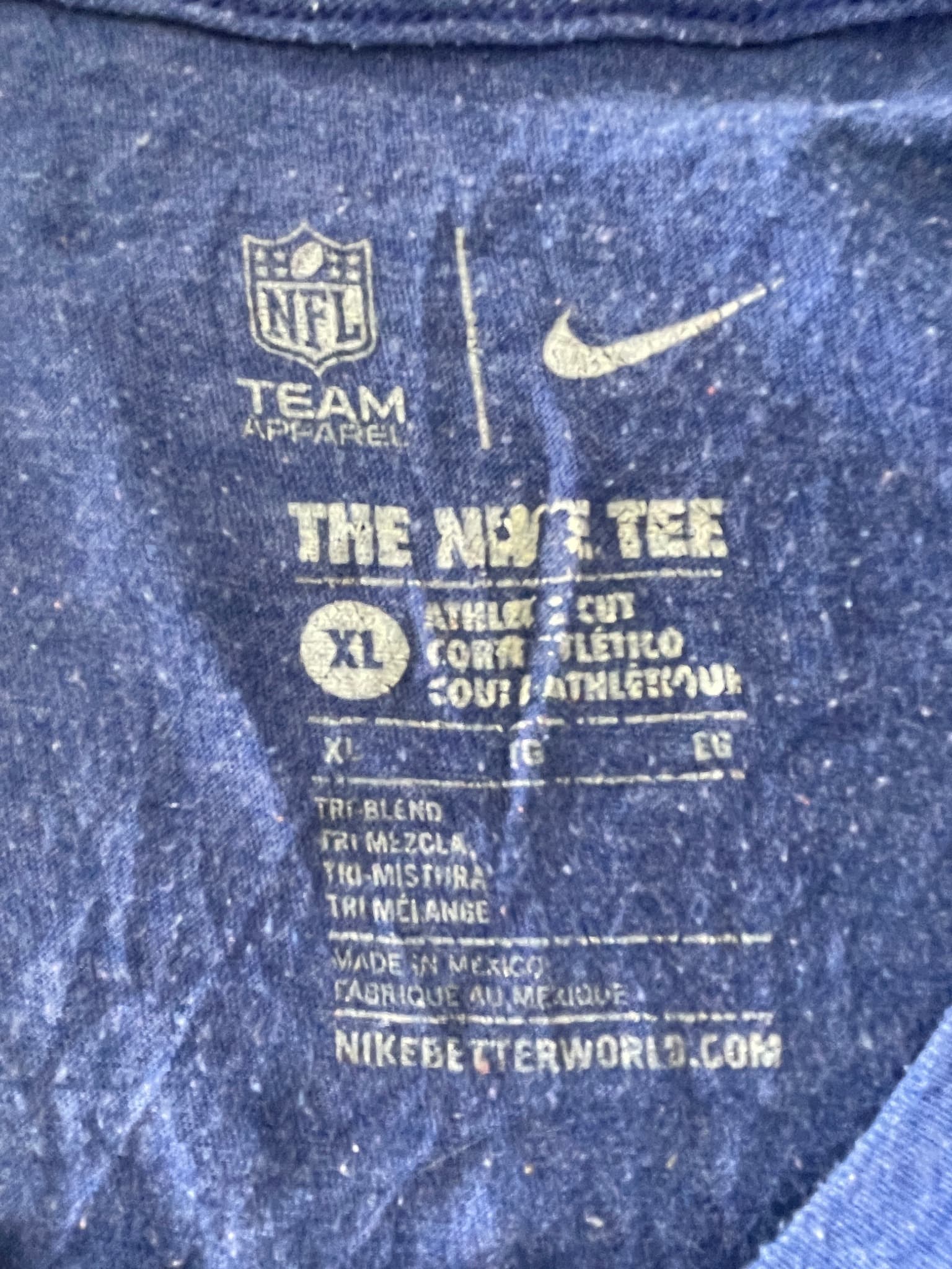 Nike Los Angeles Rams NFL T-Shirt Logo Blue Men's XL — photo 4 of 8