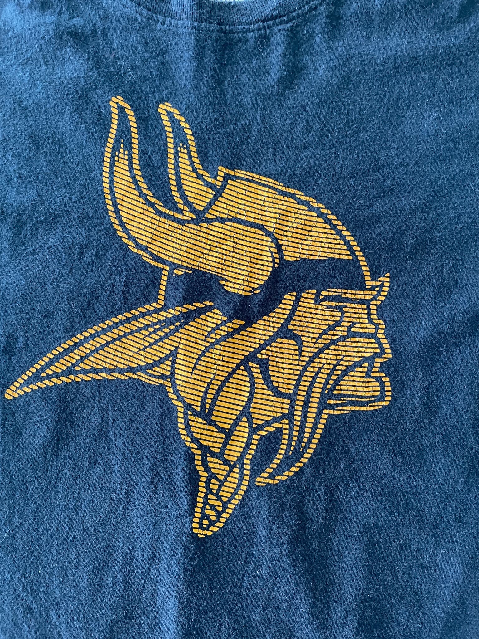 Nike Minnesota Vikings NFL Logo T-Shirt Black Men's S — photo 2 of 7