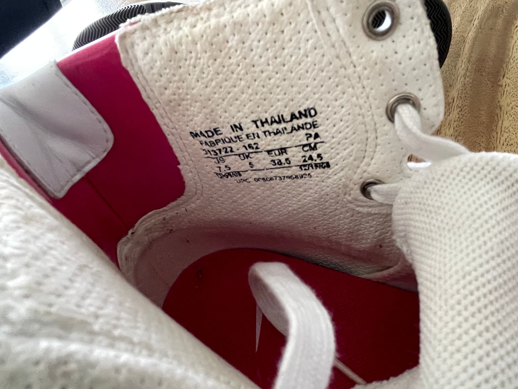 Nike Sneakers Blazer high top Retro Ribbed White Pink Women's US 7.5 — photo 3 of 7