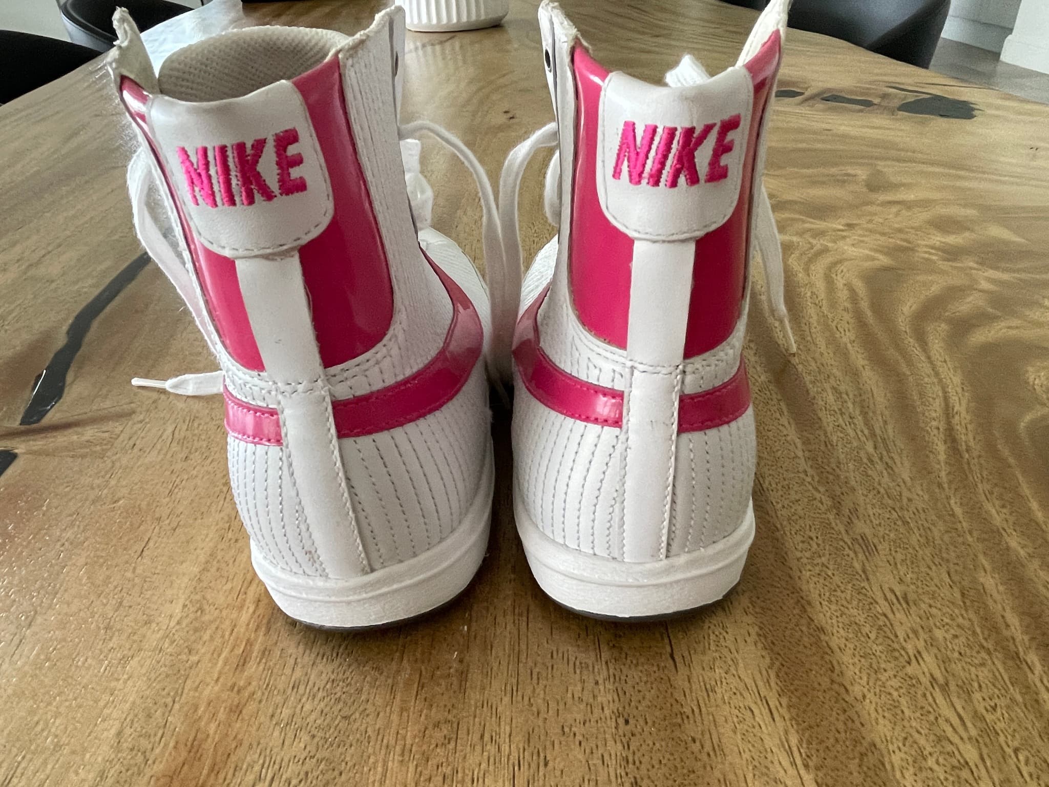 Nike Sneakers Blazer high top Retro Ribbed White Pink Women's US 7.5 — photo 7 of 7