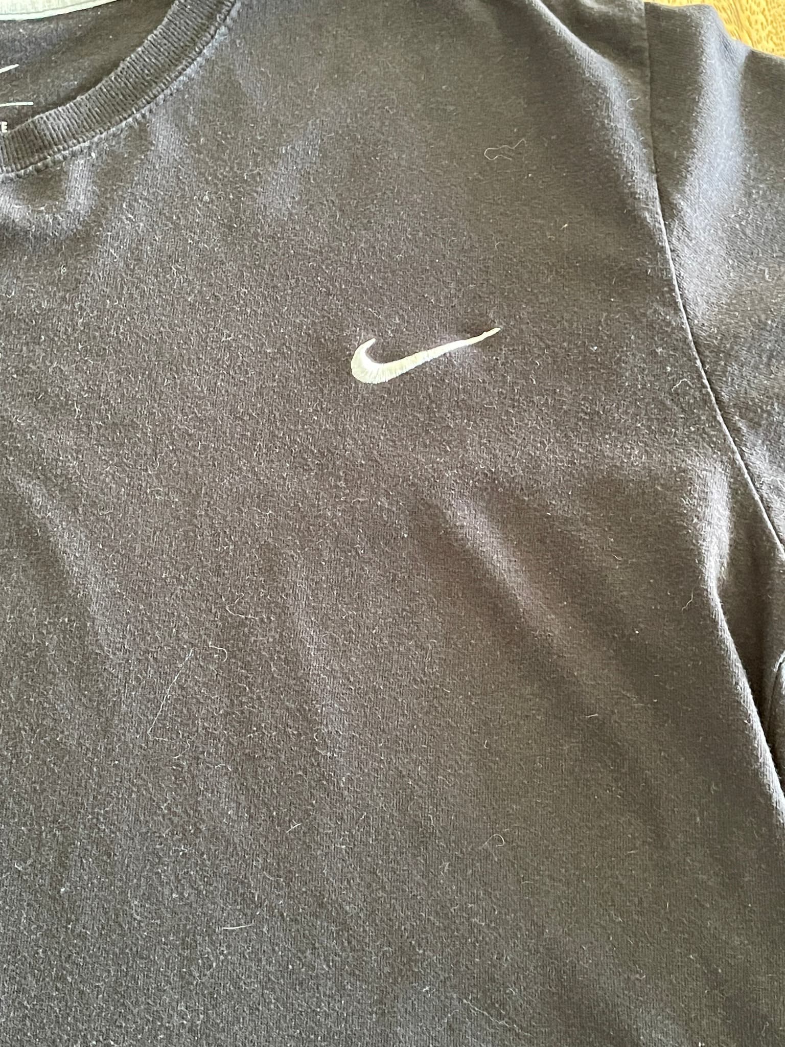 Nike Sportswear Essential Swoosh T-Shirt Logo Black Men's XL — photo 2 of 6