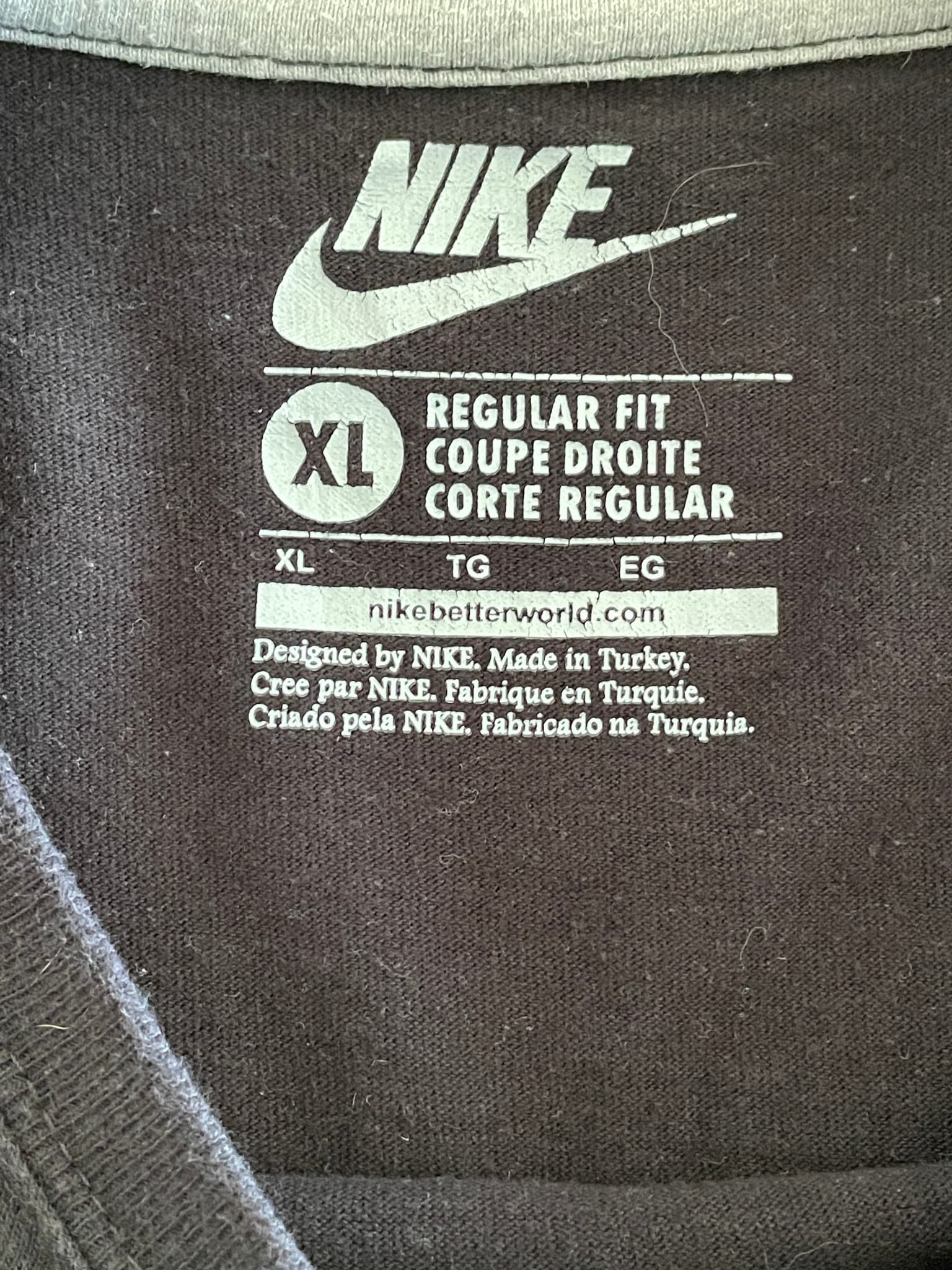 Nike Sportswear Essential Swoosh T-Shirt Logo Black Men's XL — photo 3 of 6