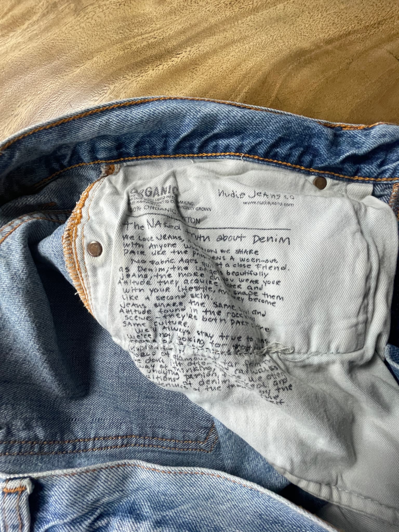 Nudie Jeans Co Steady Eddie II Denim Jeans Sunday Blues Light Blue Men's 36 — photo 3 of 14