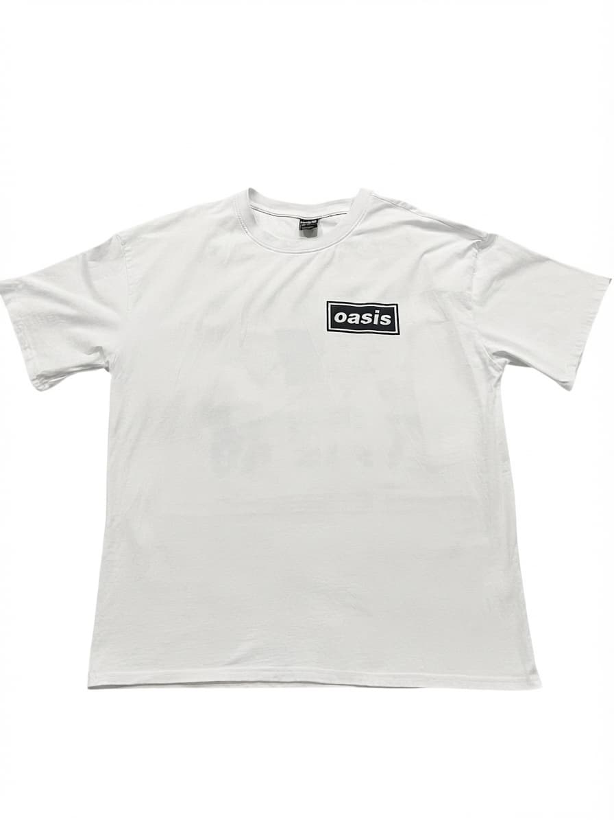 Oasis Definitely Maybe Band Logo T-Shirt White Large — photo 1 of 7