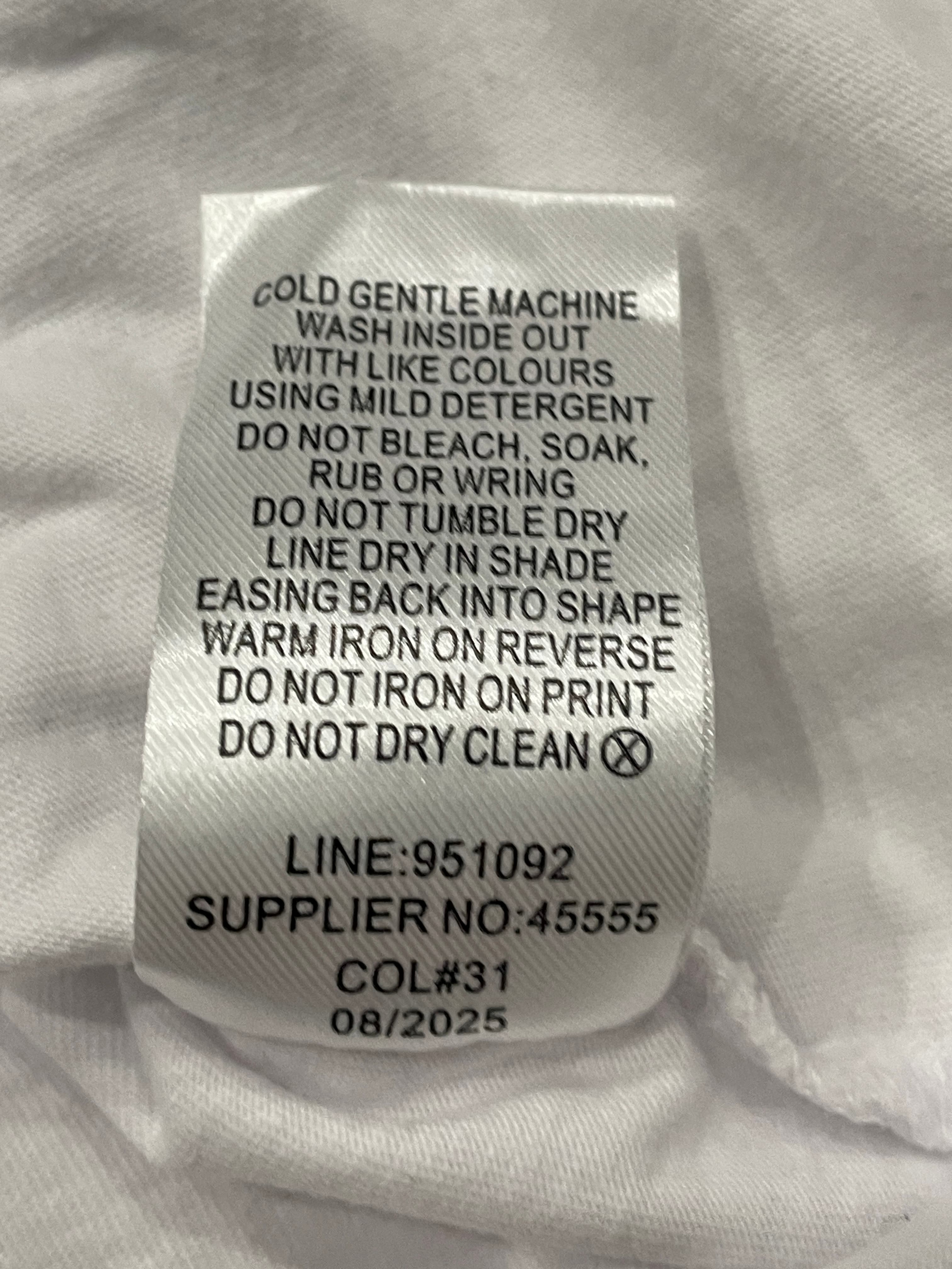 Oasis Definitely Maybe Band Logo T-Shirt White Large — photo 4 of 7