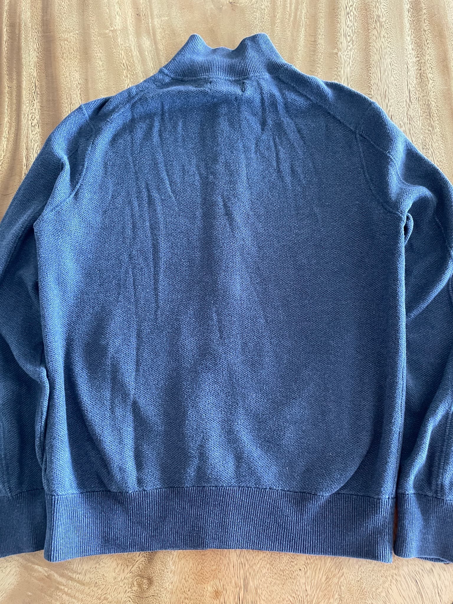Polo Ralph Lauren Full-Zip Mock Neck Sweater Blue Men's S — photo 9 of 13