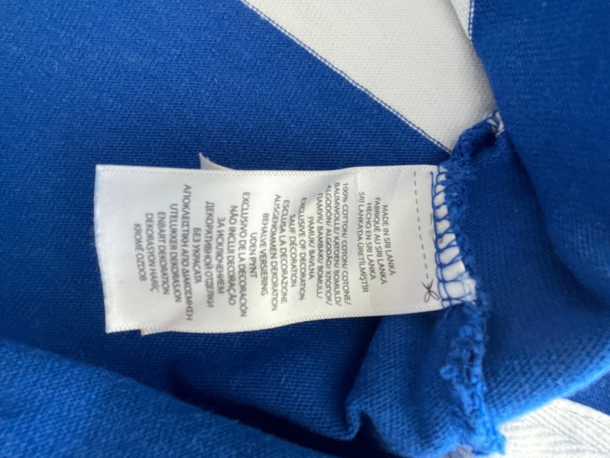 Polo Ralph Lauren Rugby Shirt Striped Blue and White Men's XL — photo 8 of 15