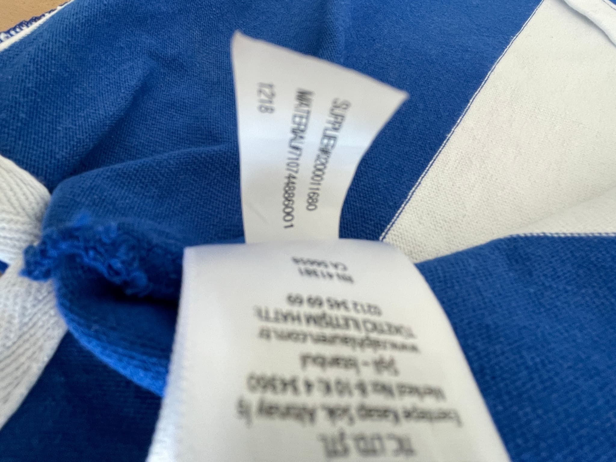 Polo Ralph Lauren Rugby Shirt Striped Blue and White Men's XL — photo 10 of 15