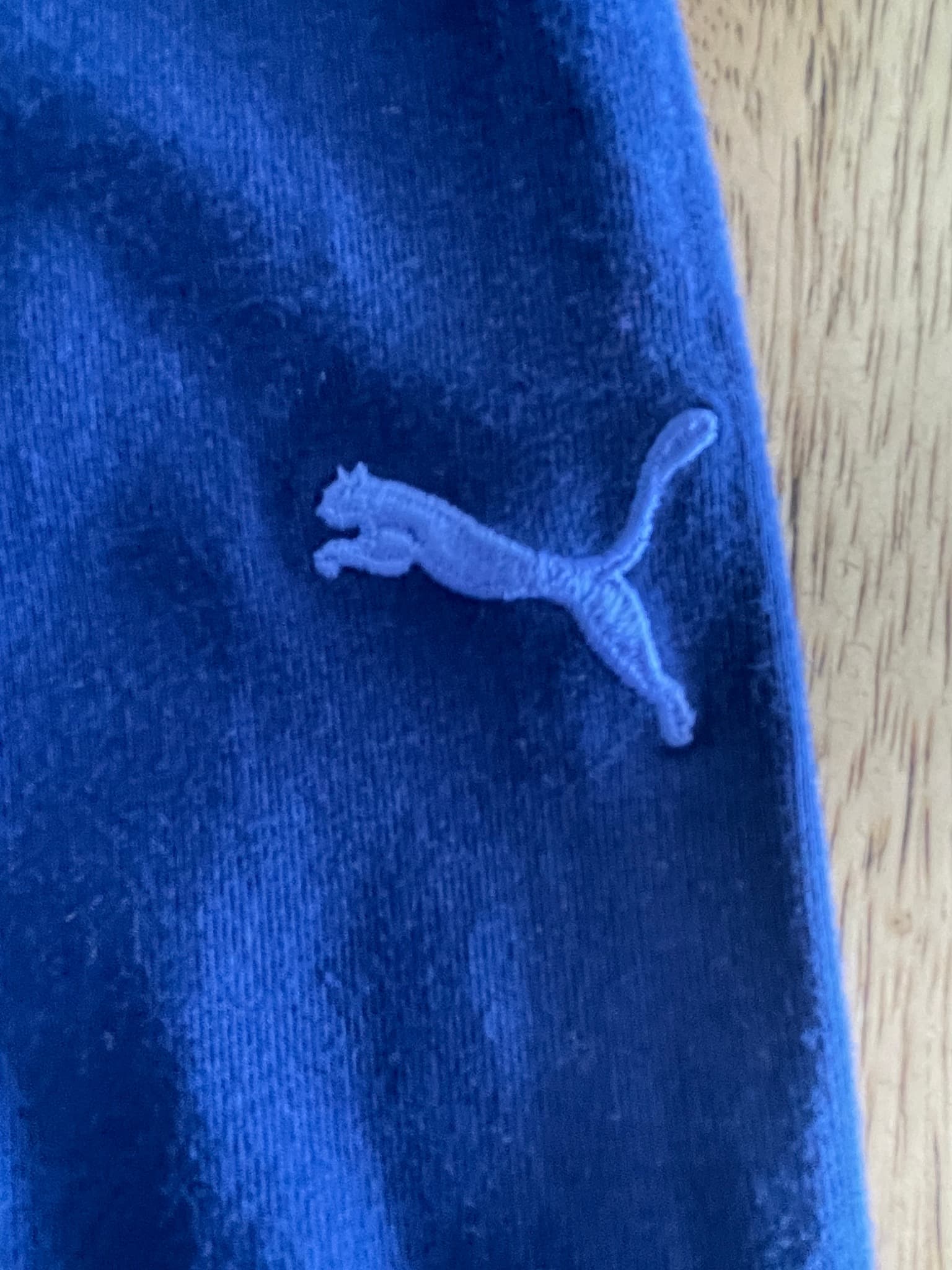 Puma Athletic Logo Leggings Graphic Print Blue Women's — photo 2 of 10