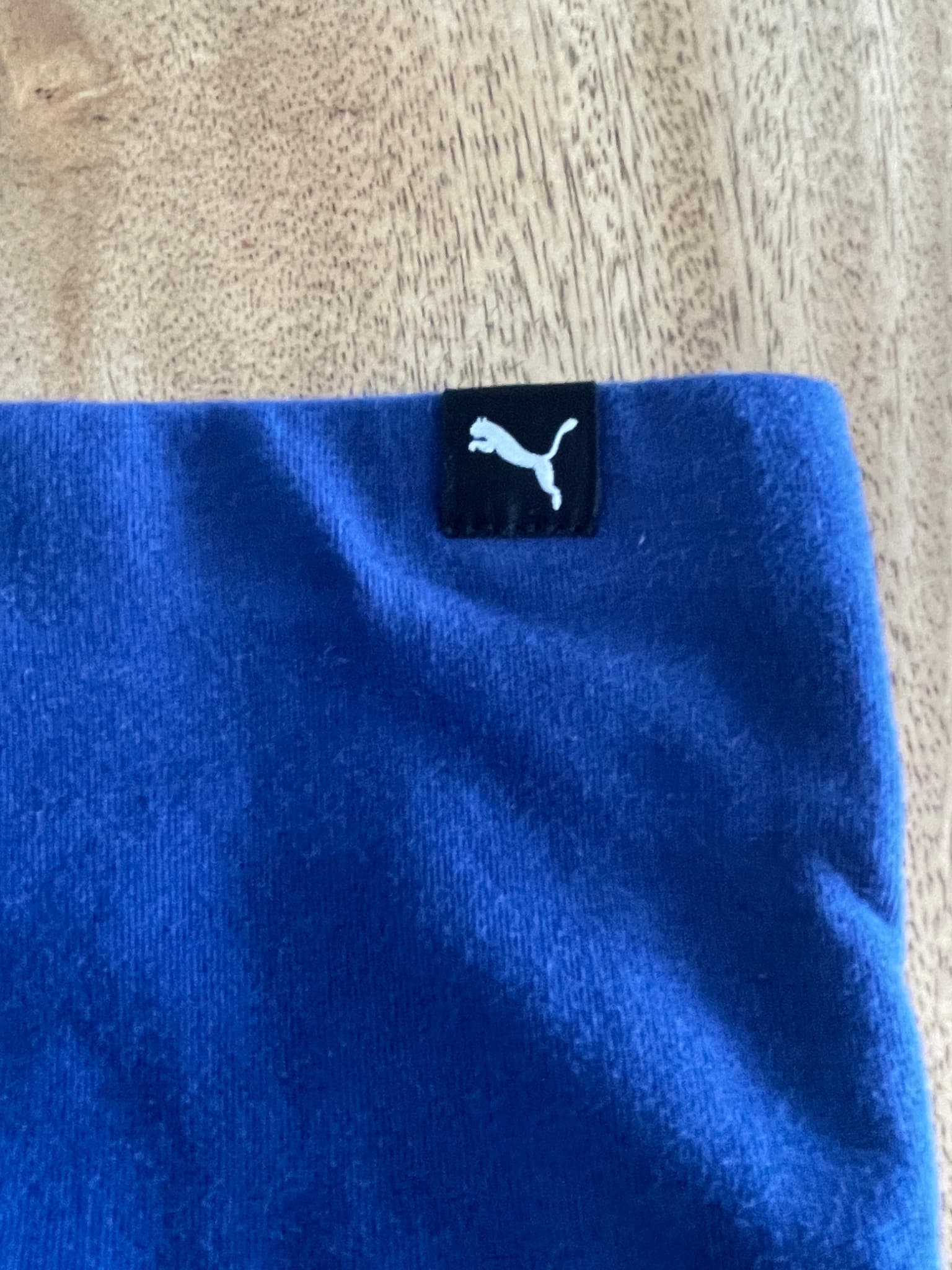 Puma Athletic Logo Leggings Graphic Print Blue Women's — photo 8 of 10