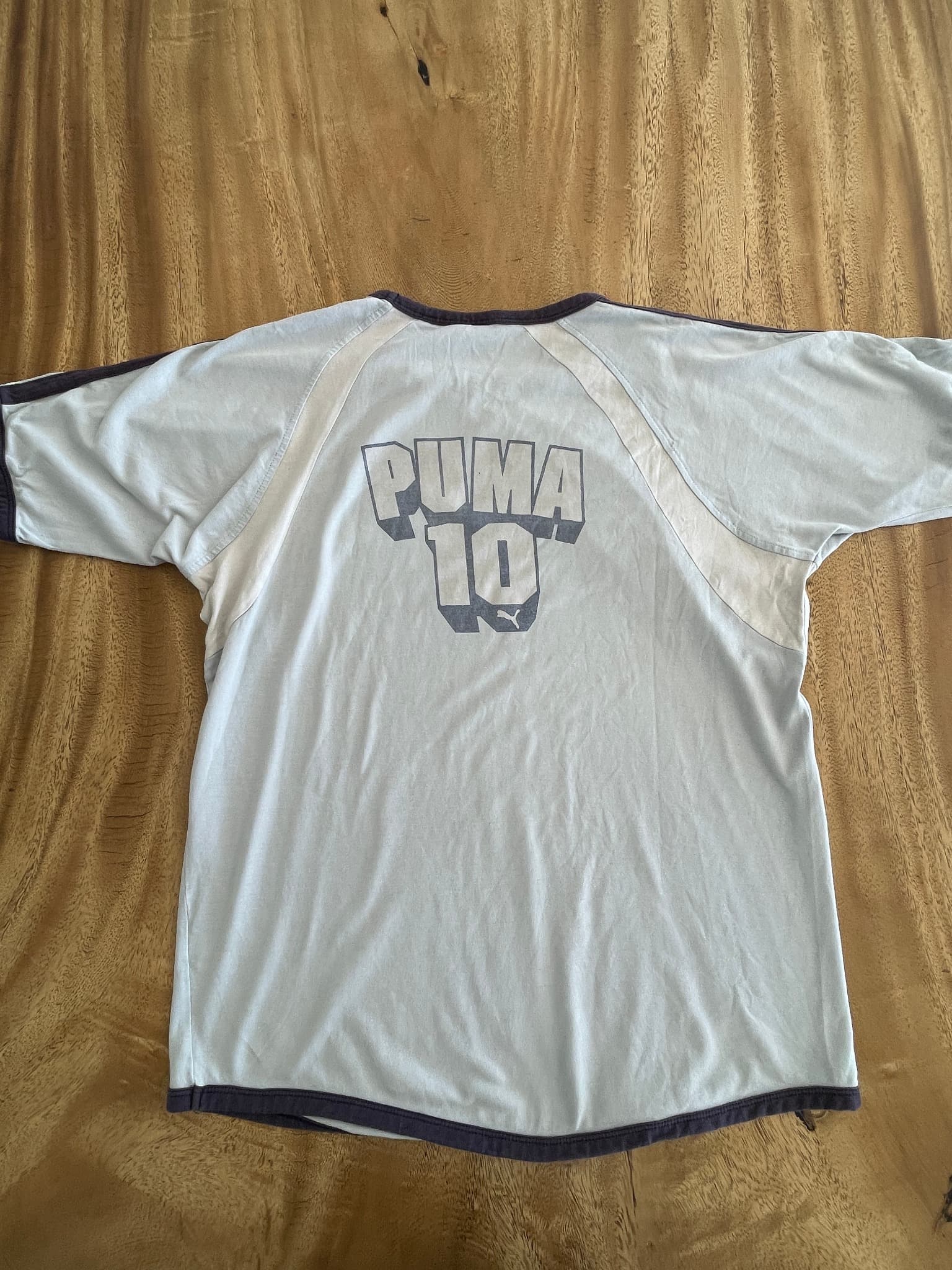 Puma Soccer Jersey Number 10 Graphic Blue Men's M — photo 6 of 9