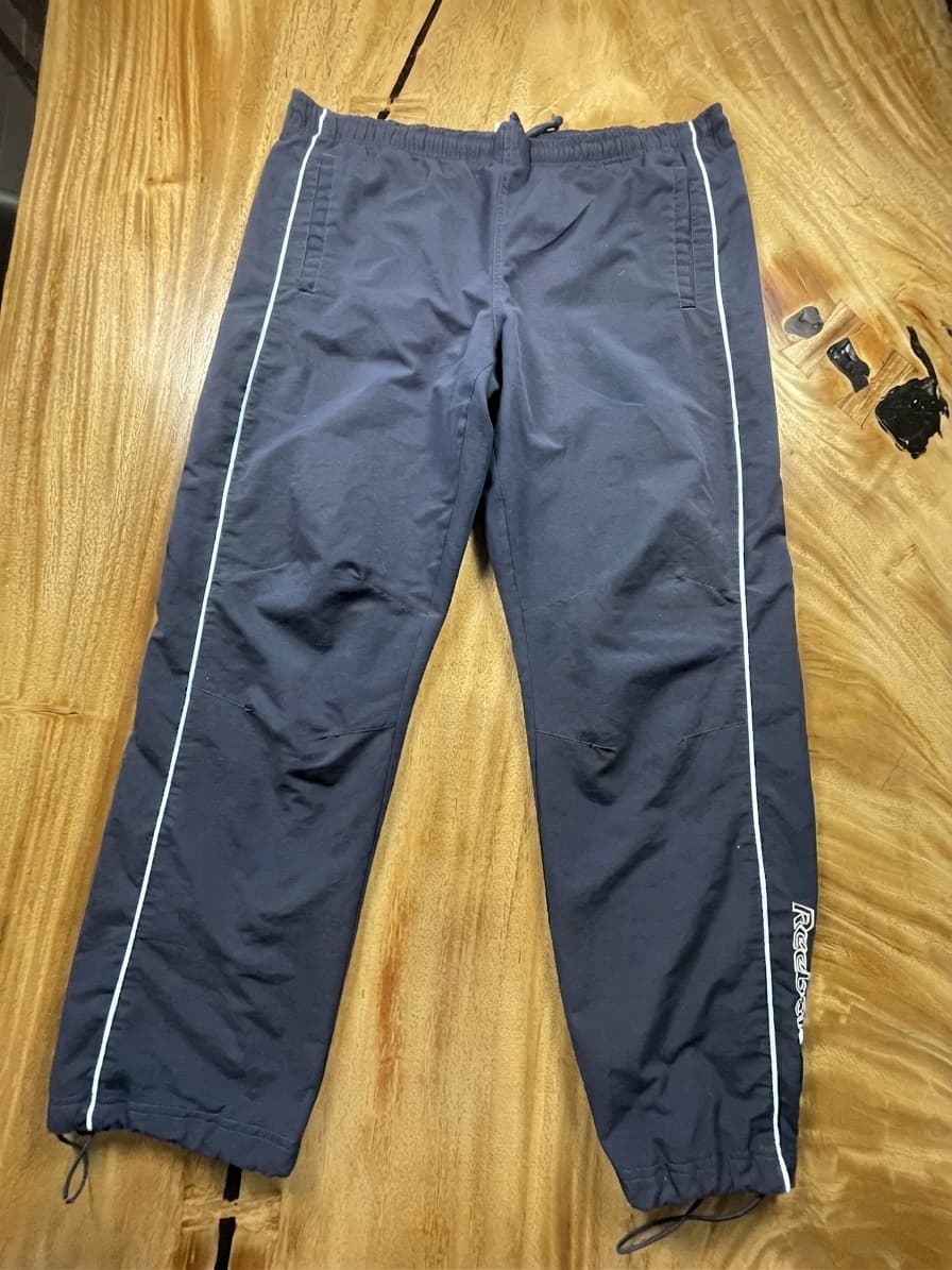 Reebok Vintage Track Pants Side Pockets Navy Unisex M — photo 1 of 7