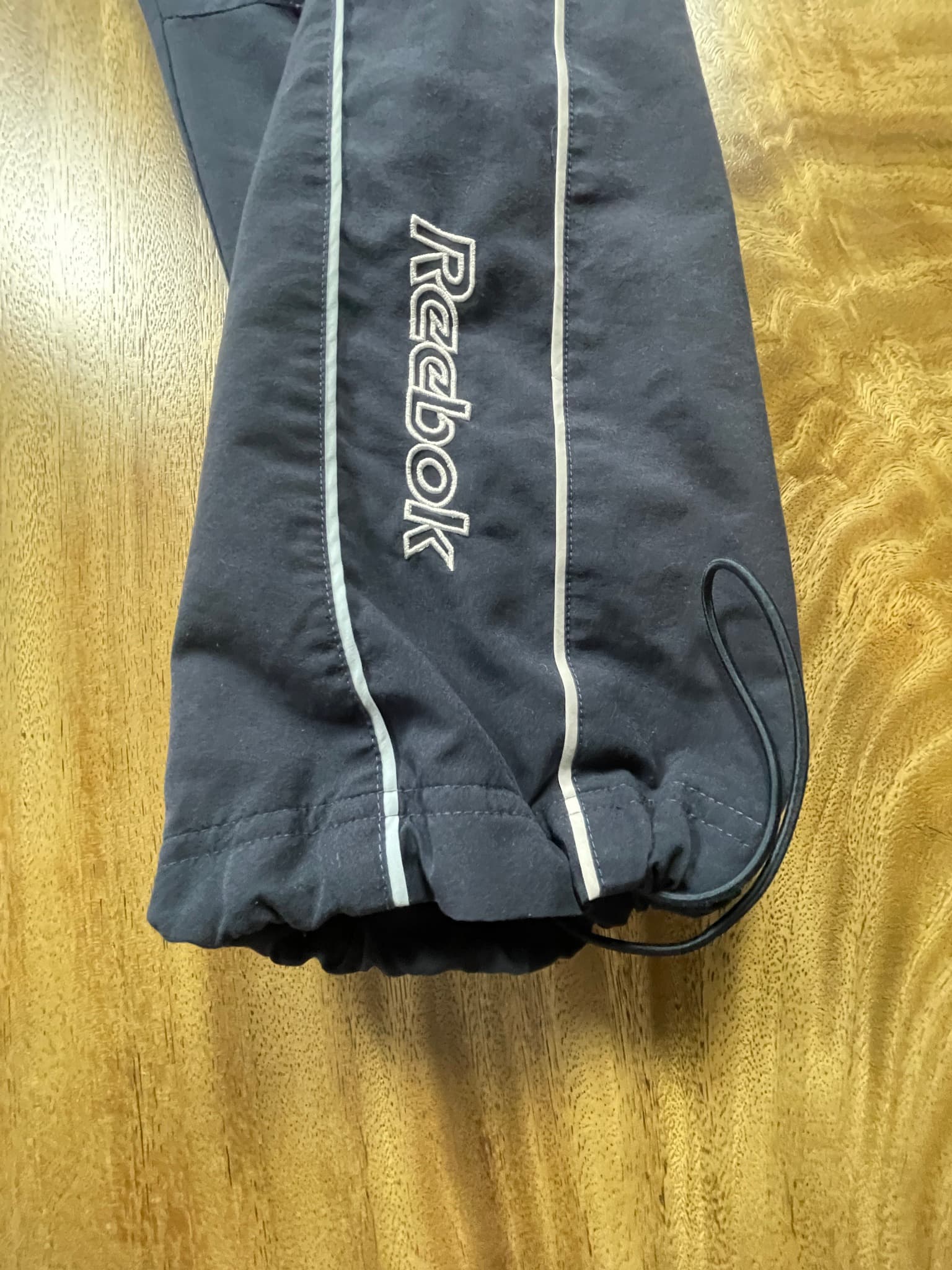 Reebok Vintage Track Pants Side Pockets Navy Unisex M — photo 2 of 7