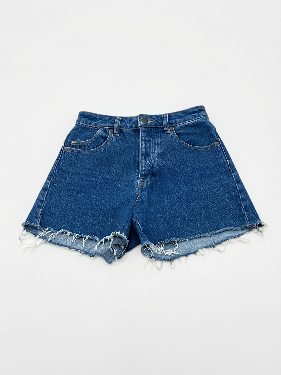 Rolla's Original High-Rise Cut-Off Denim Shorts Blue Women's AU 6 — photo 1 of 9