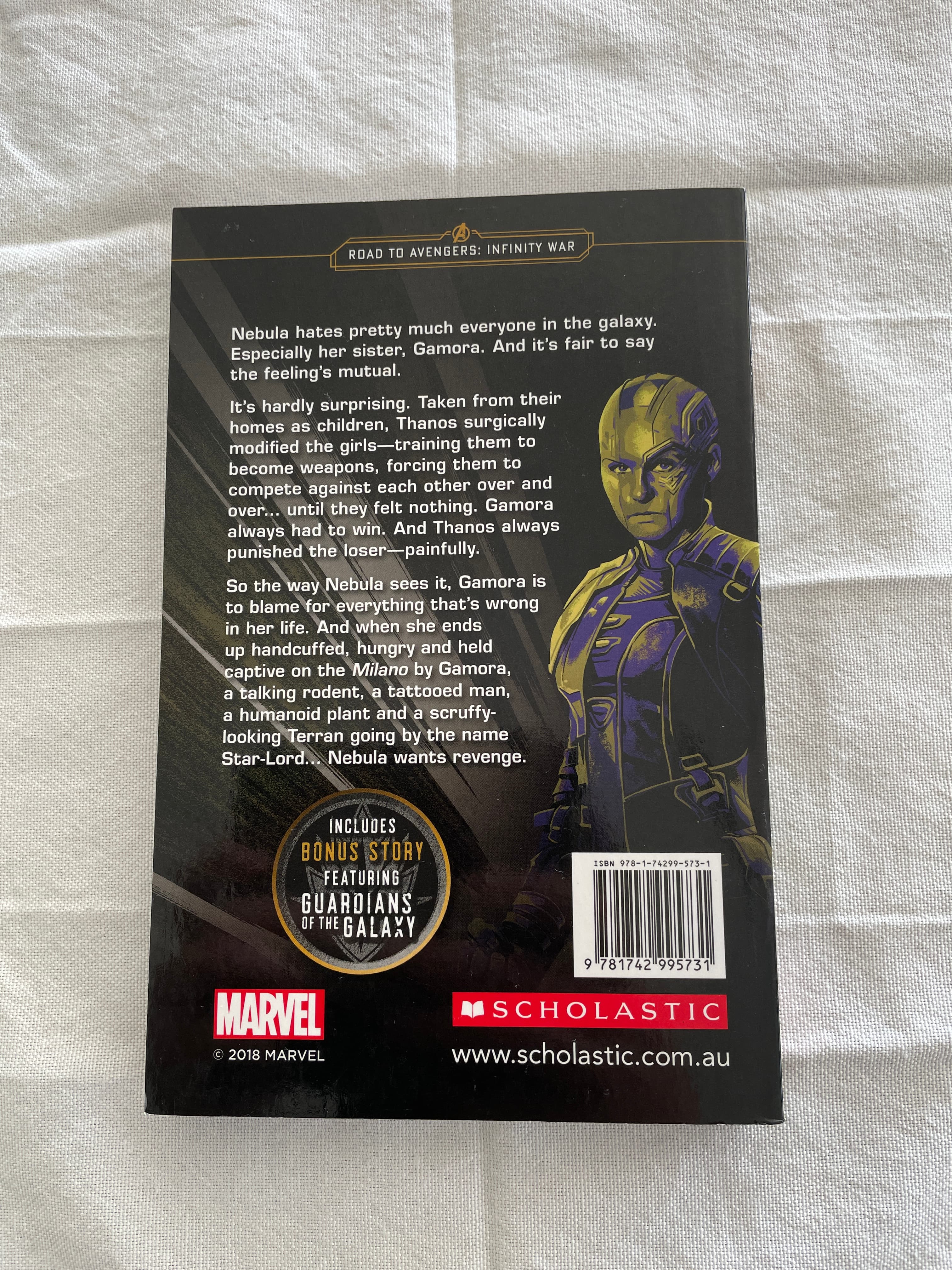 SCHOLASTIC Avengers Infinity War The Hero's Journey Guardians Of The Galaxy Book — photo 2 of 5