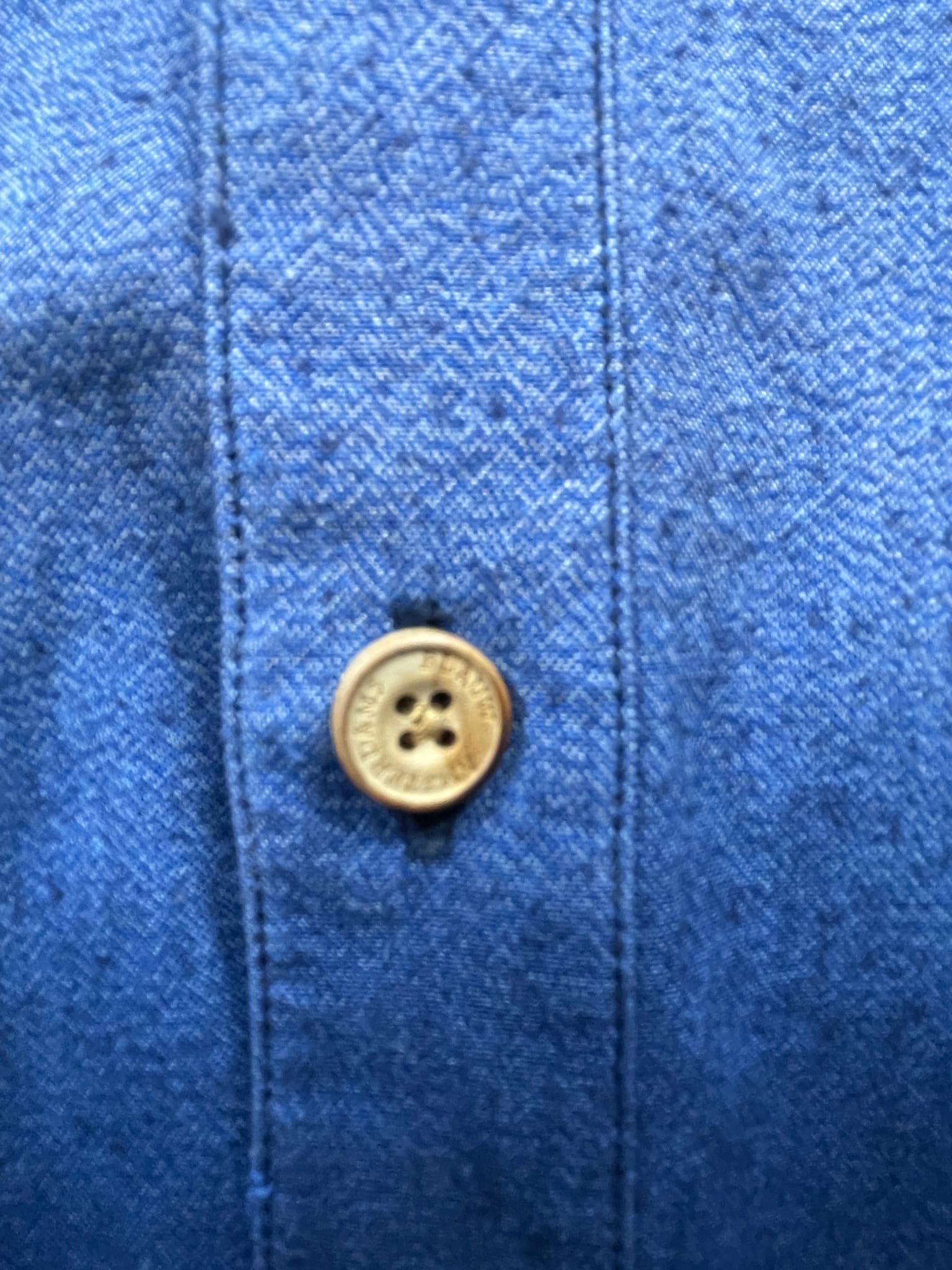 Scotch & Soda Button-Down Shirt Ombre Gradient Blue Men's L — photo 4 of 8